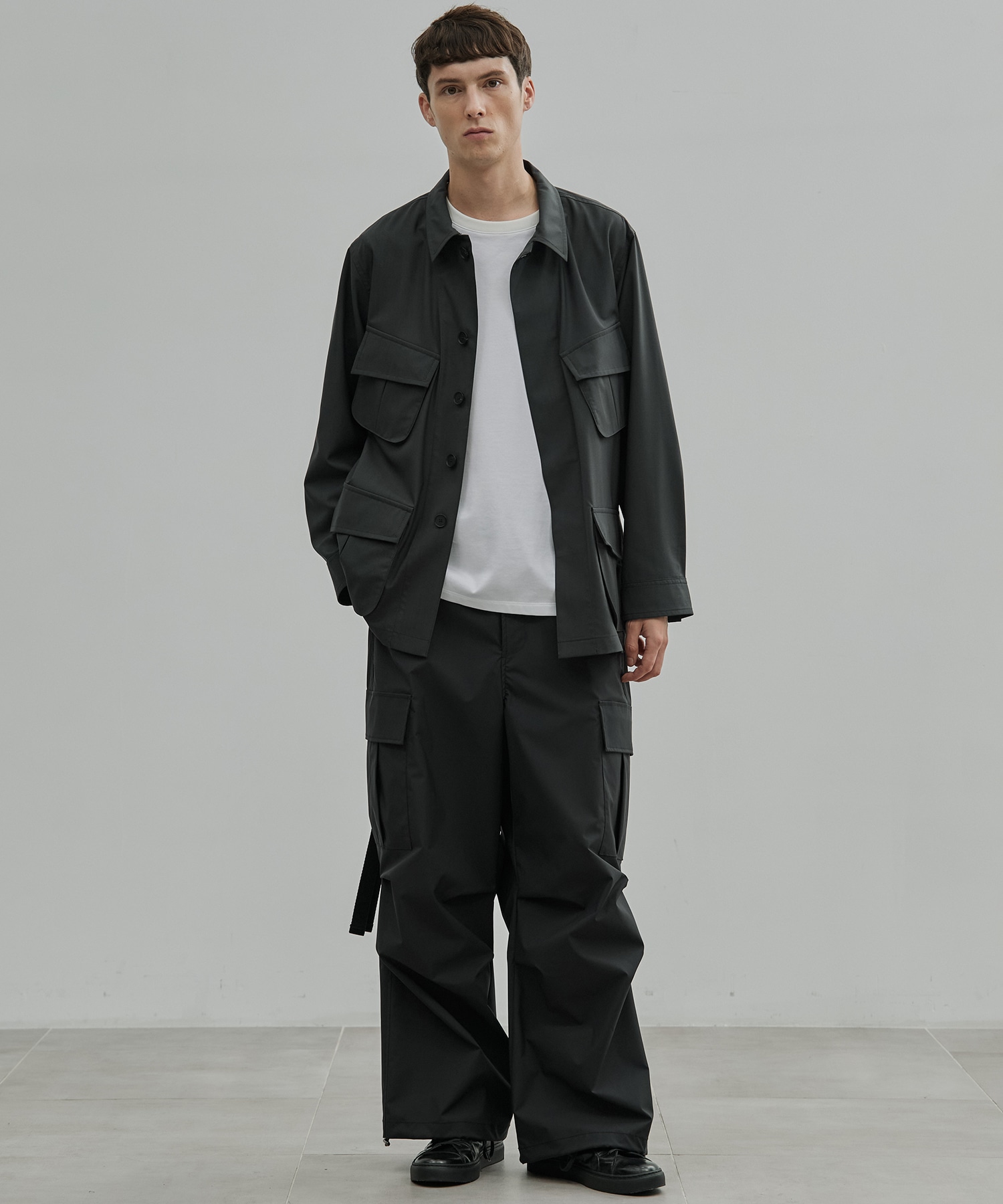 Super120s Wool Typewriter Fatigue Jacket