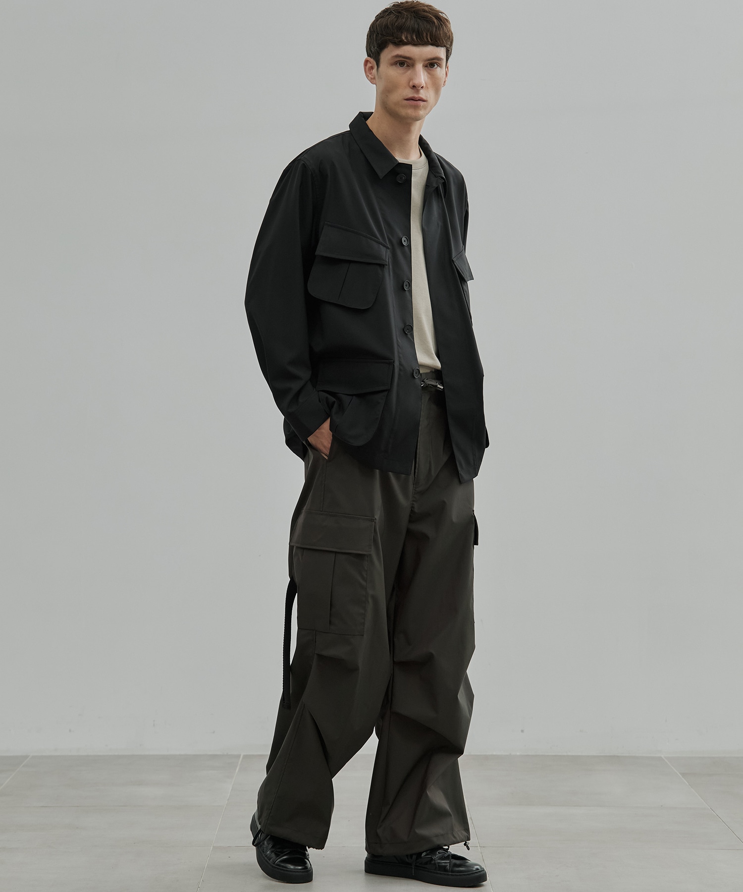 Super120s Wool Typewriter Fatigue Jacket