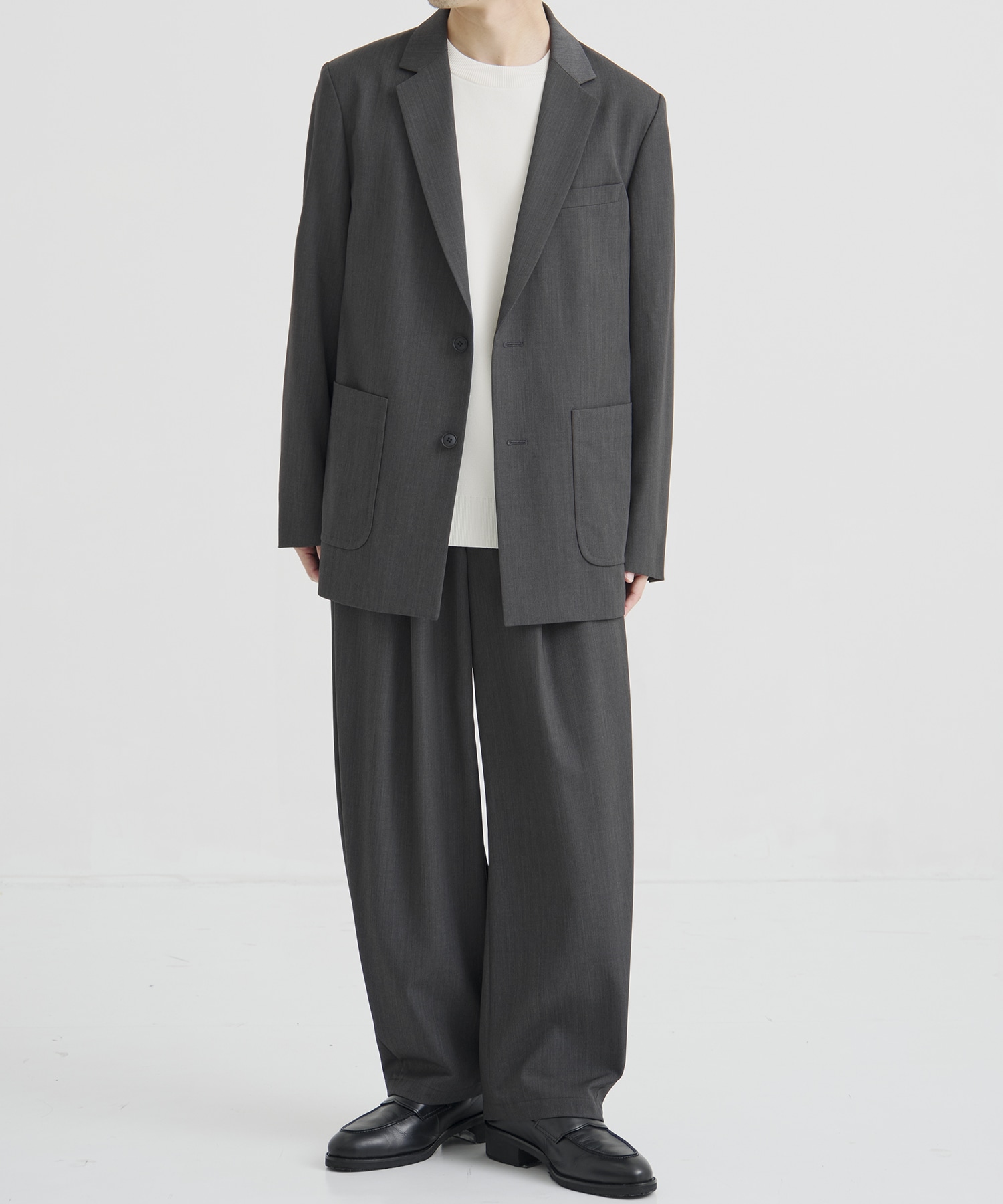 CLEAR WOOL シングルジャケット