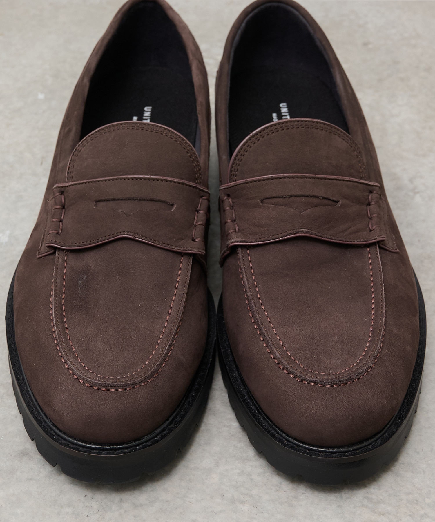 Vibram  NUBUCK LEATHER LOAFER