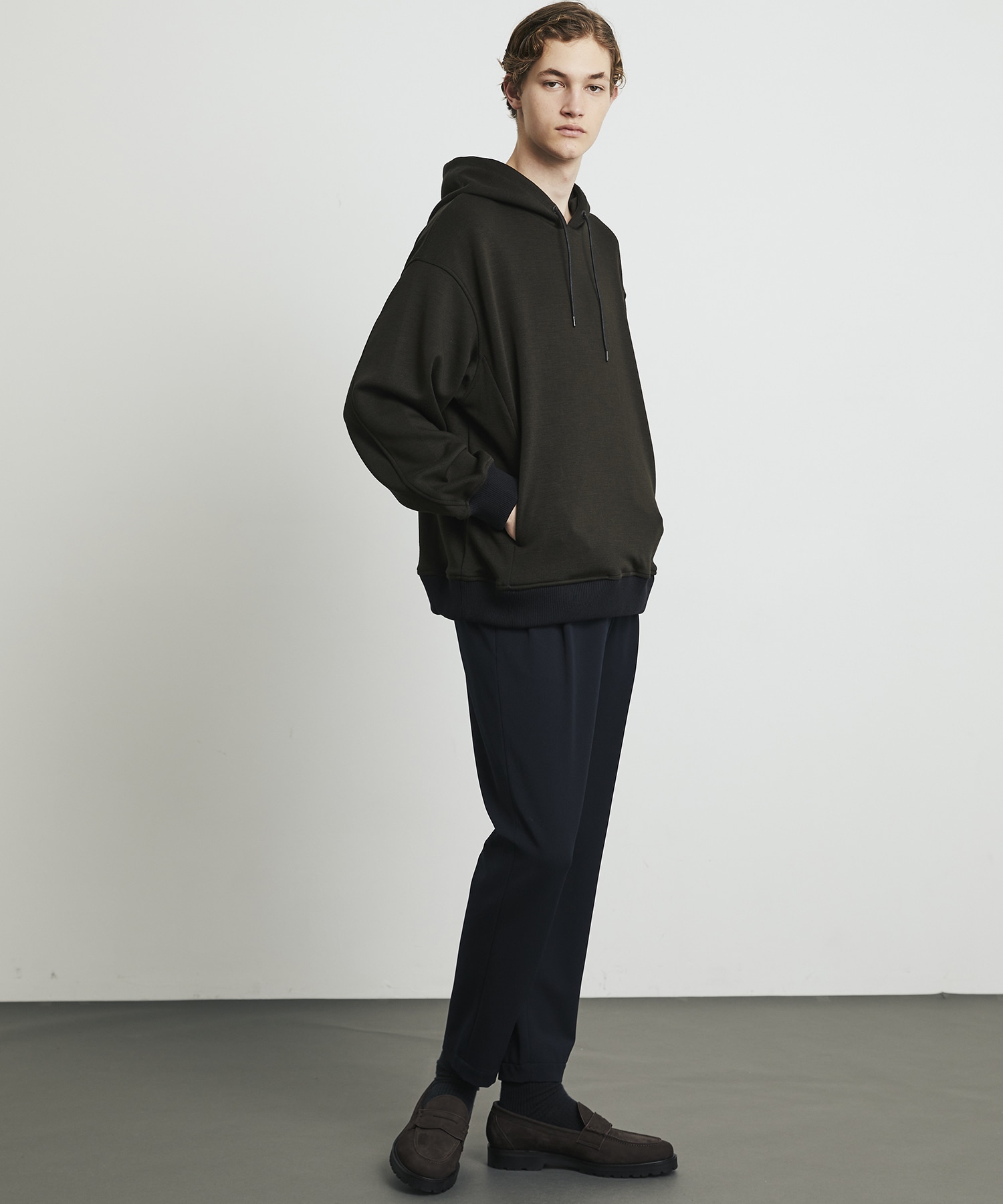 Naia Wool Double Knit Hoodie