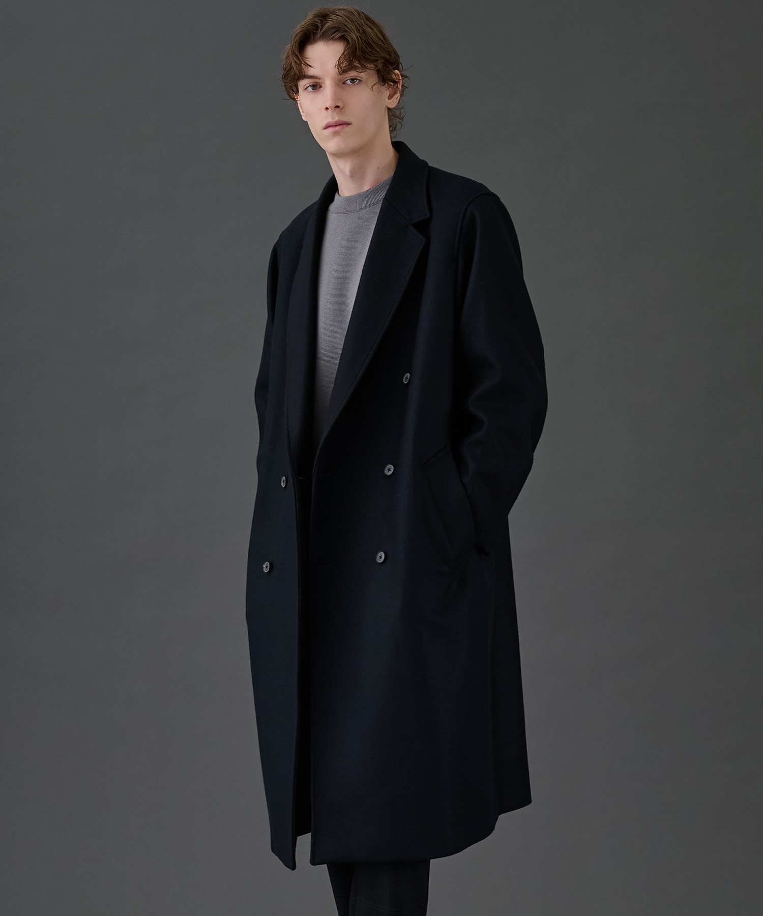 超撥水 SUPER 140's ダブルチェスターコート