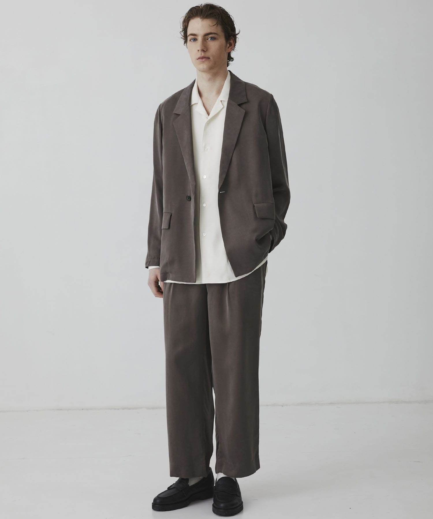 HIGH TWIST CUPRA 2タックイージーパンツ