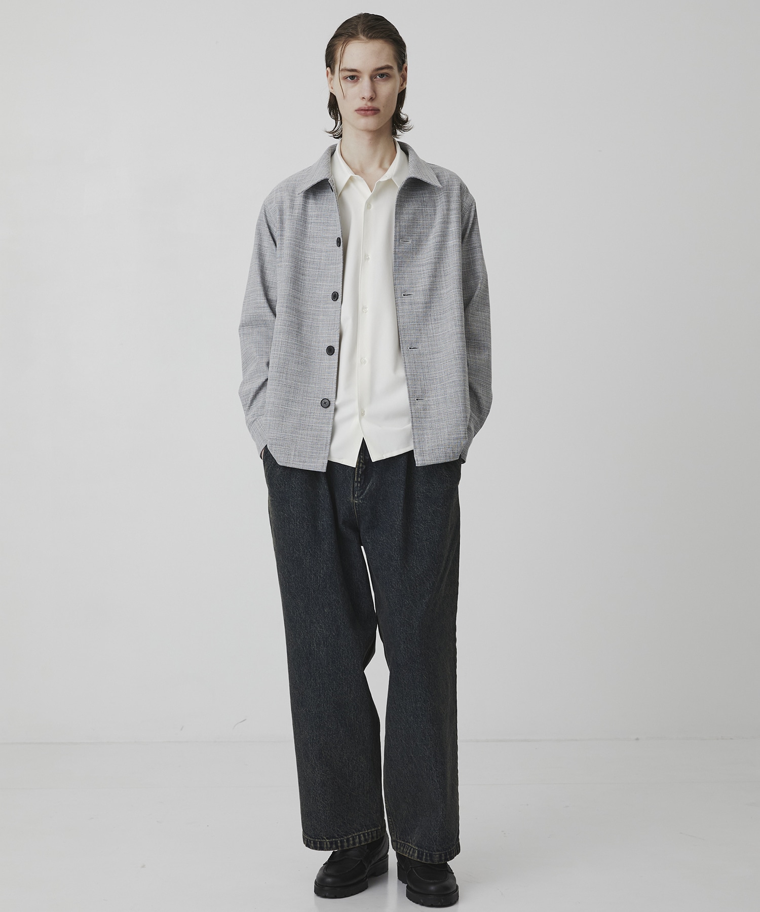 〈2026SS〉Slab Tweed カバーオール