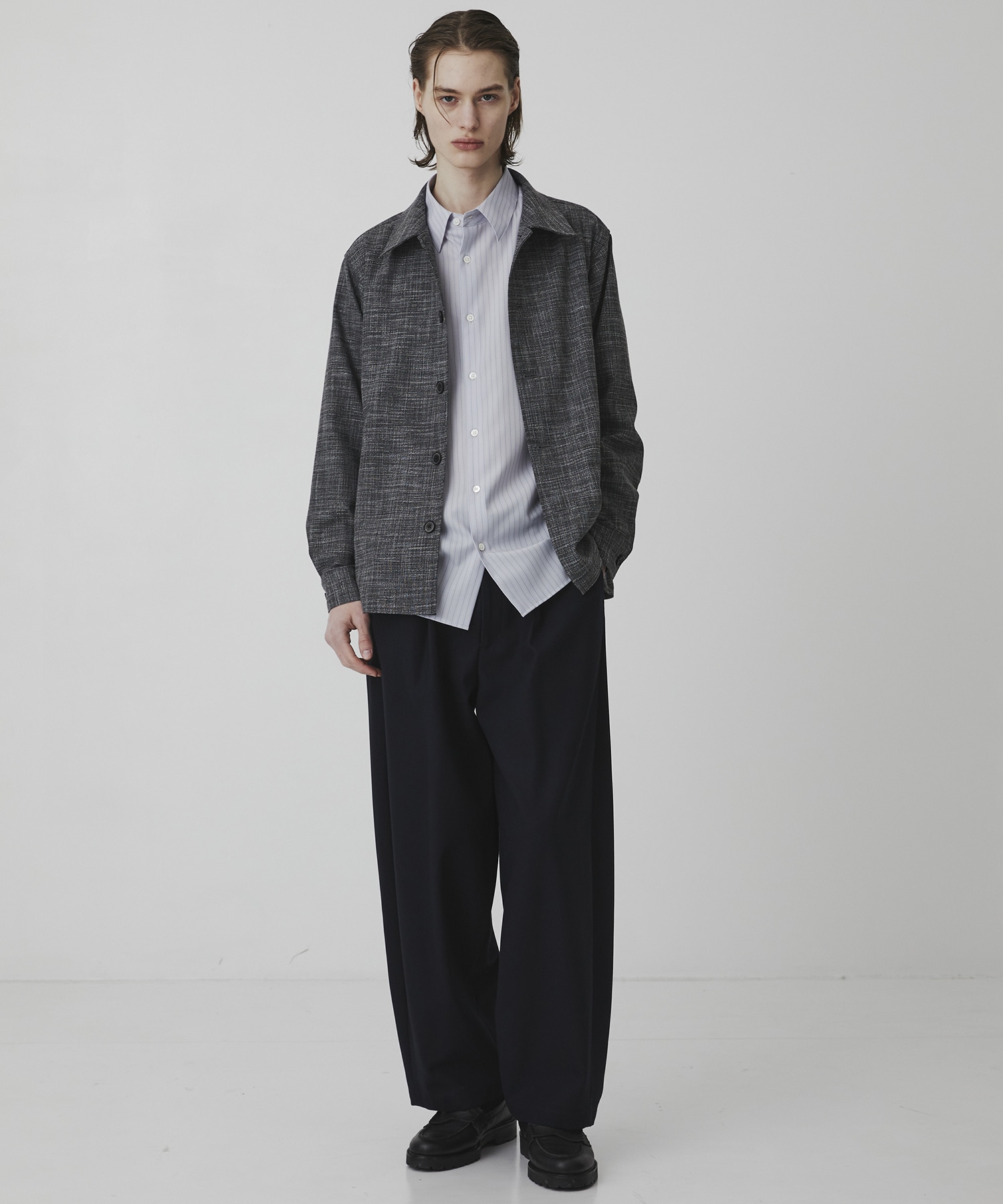 〈2026SS〉Slab Tweed カバーオール