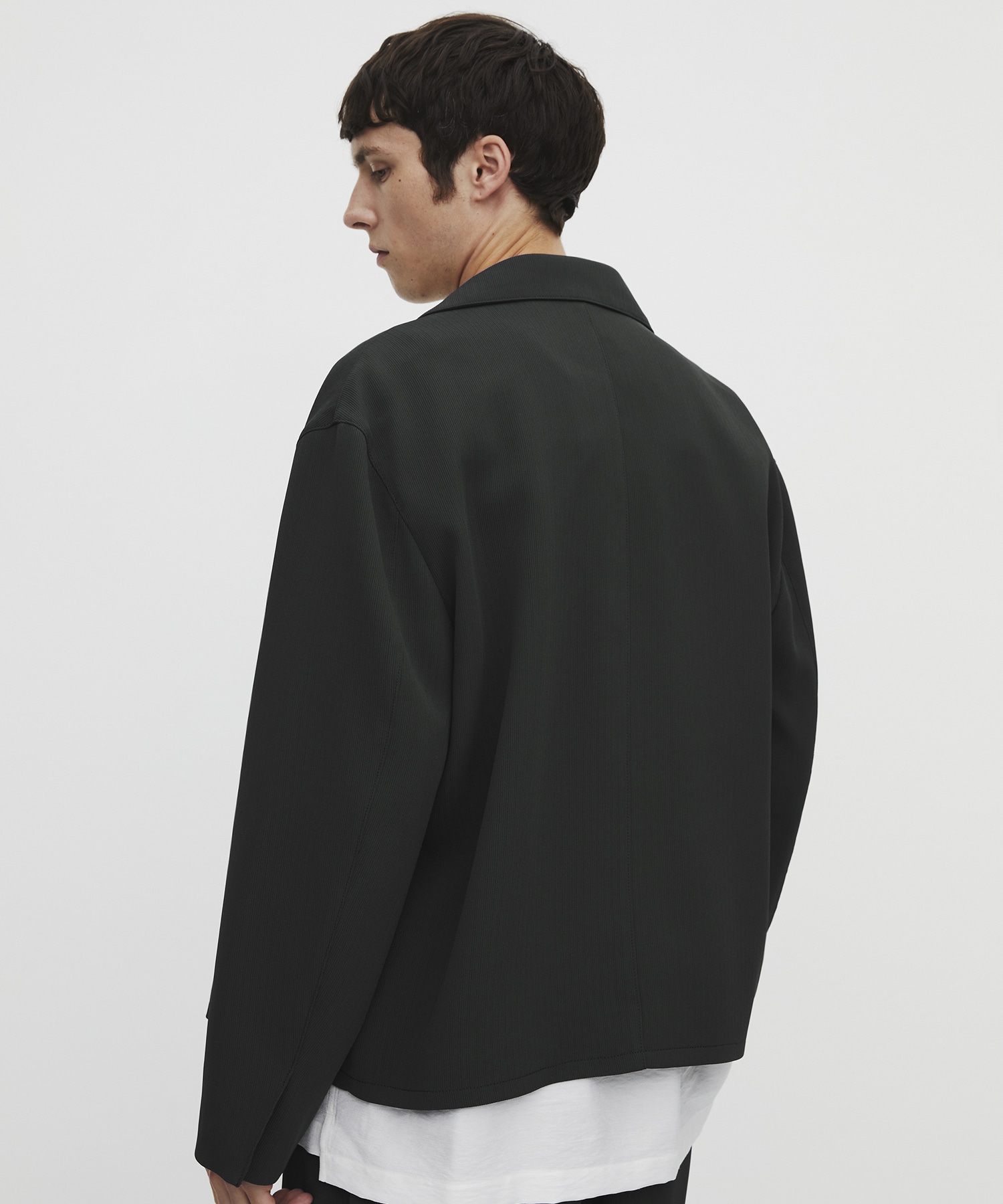 〈残りわずか｜再入荷なし〉COLD DRY PLEATS ハリントンブルゾン