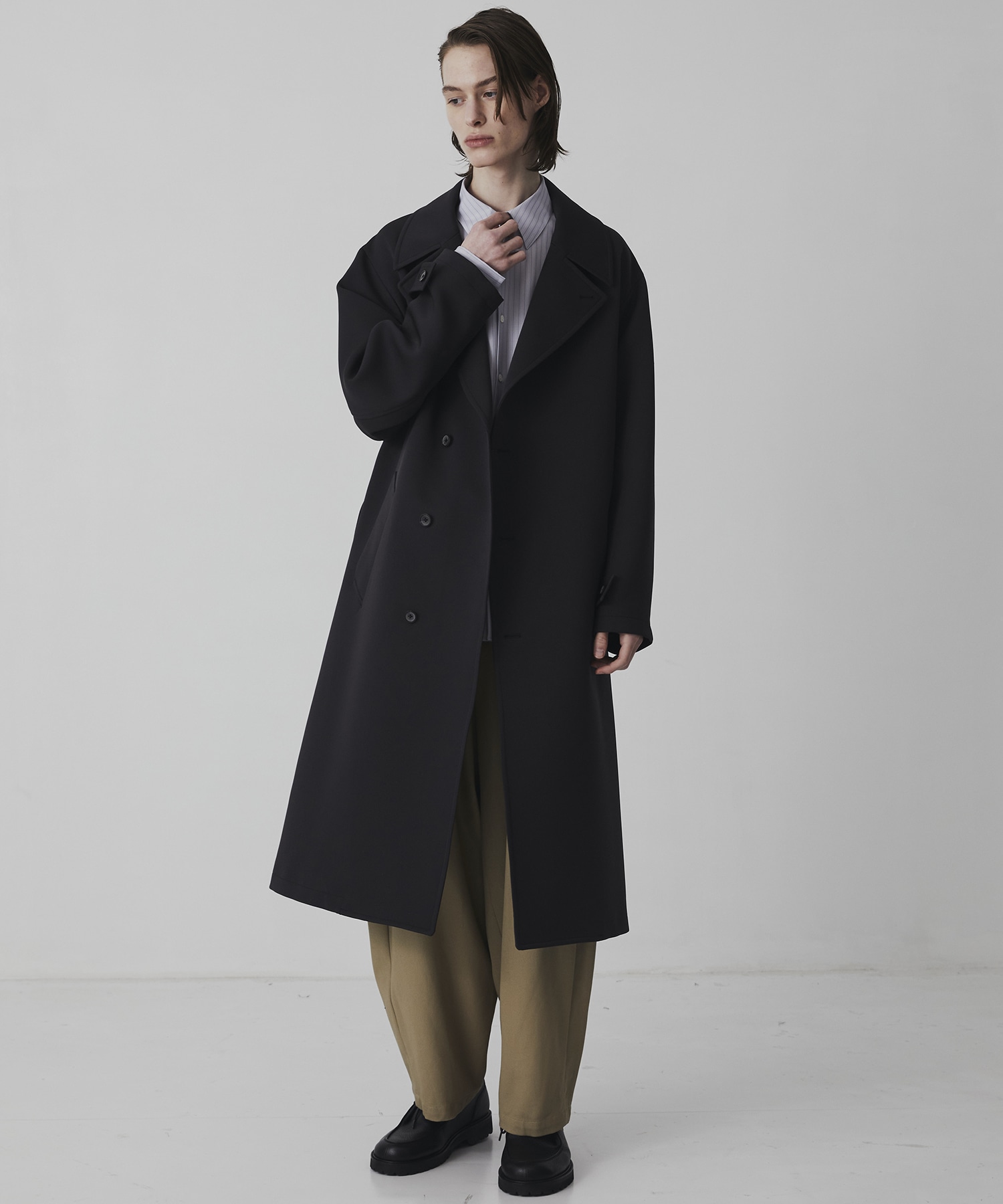 〈再入荷なし〉Three Weave 2way スタンドコート