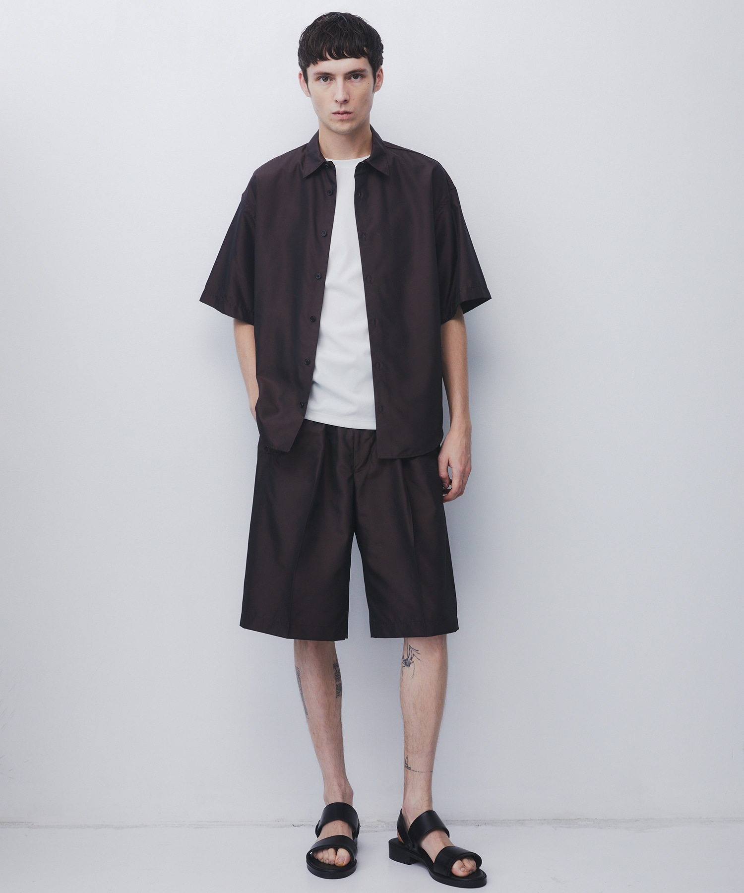 DRY SILK TAFFETA SEAMLESS SHORTS