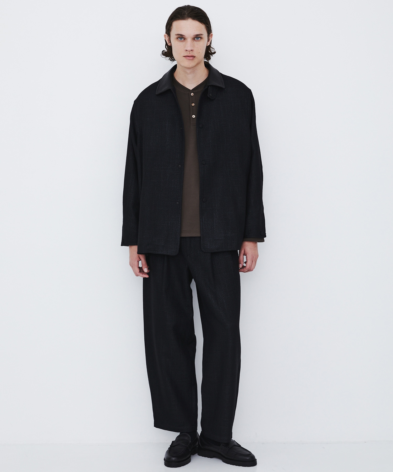〈数量限定｜各サイズ1点のみ〉SILK BROKEN OX WORK JACKET