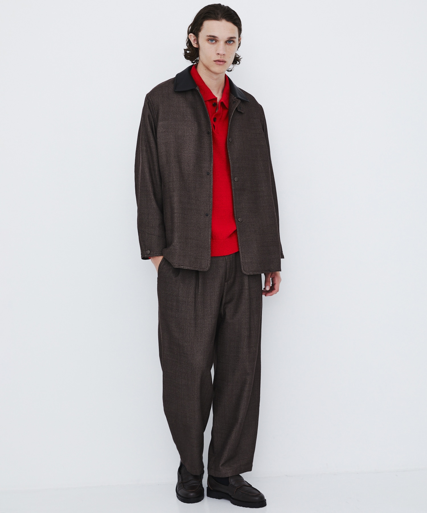〈数量限定|各サイズ1点のみ〉SILK BROKEN OX WORK JACKET