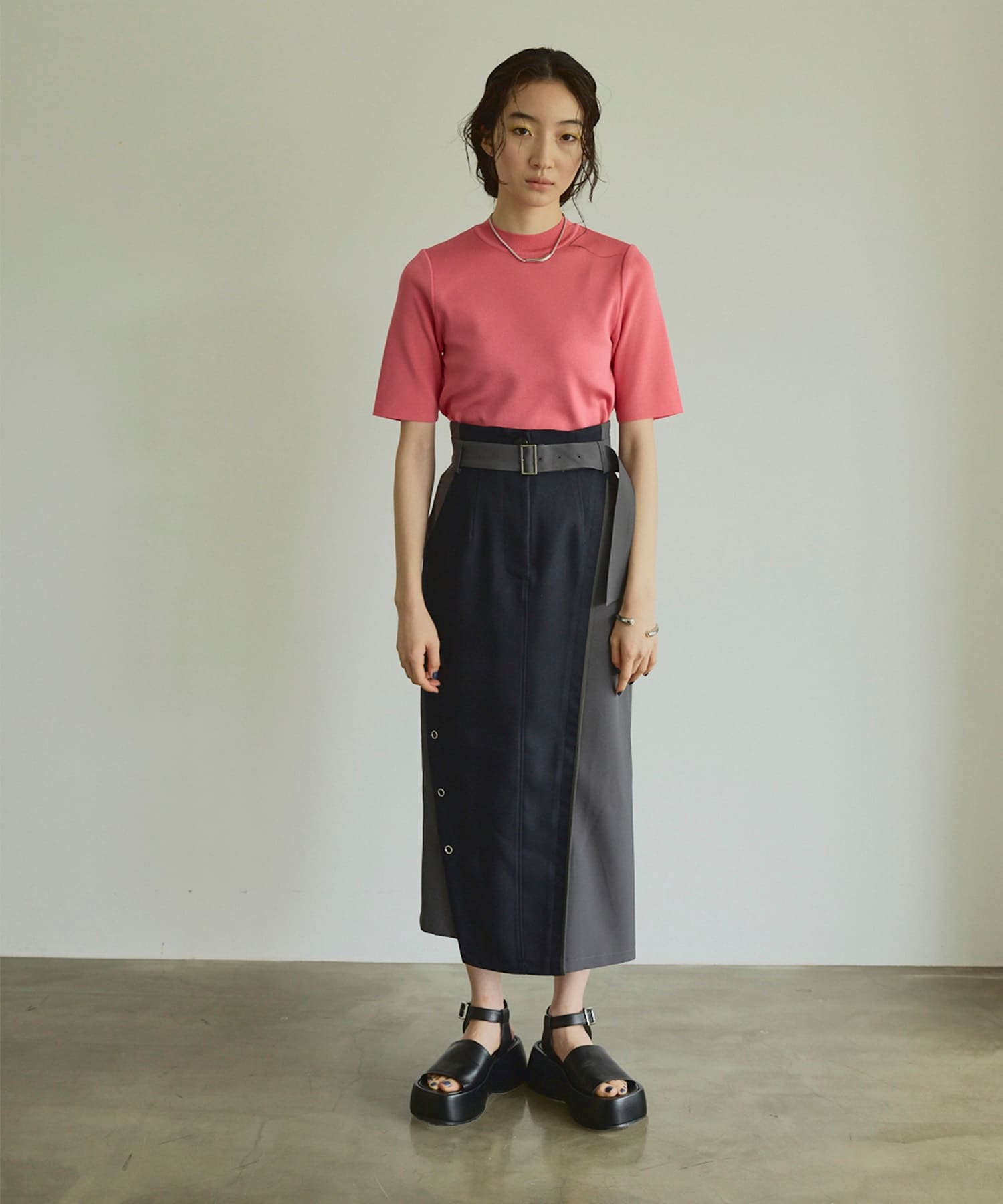 レイヤードカラータイトスカート(1 GREY): : ウィメンズ｜UNITED TOKYO 