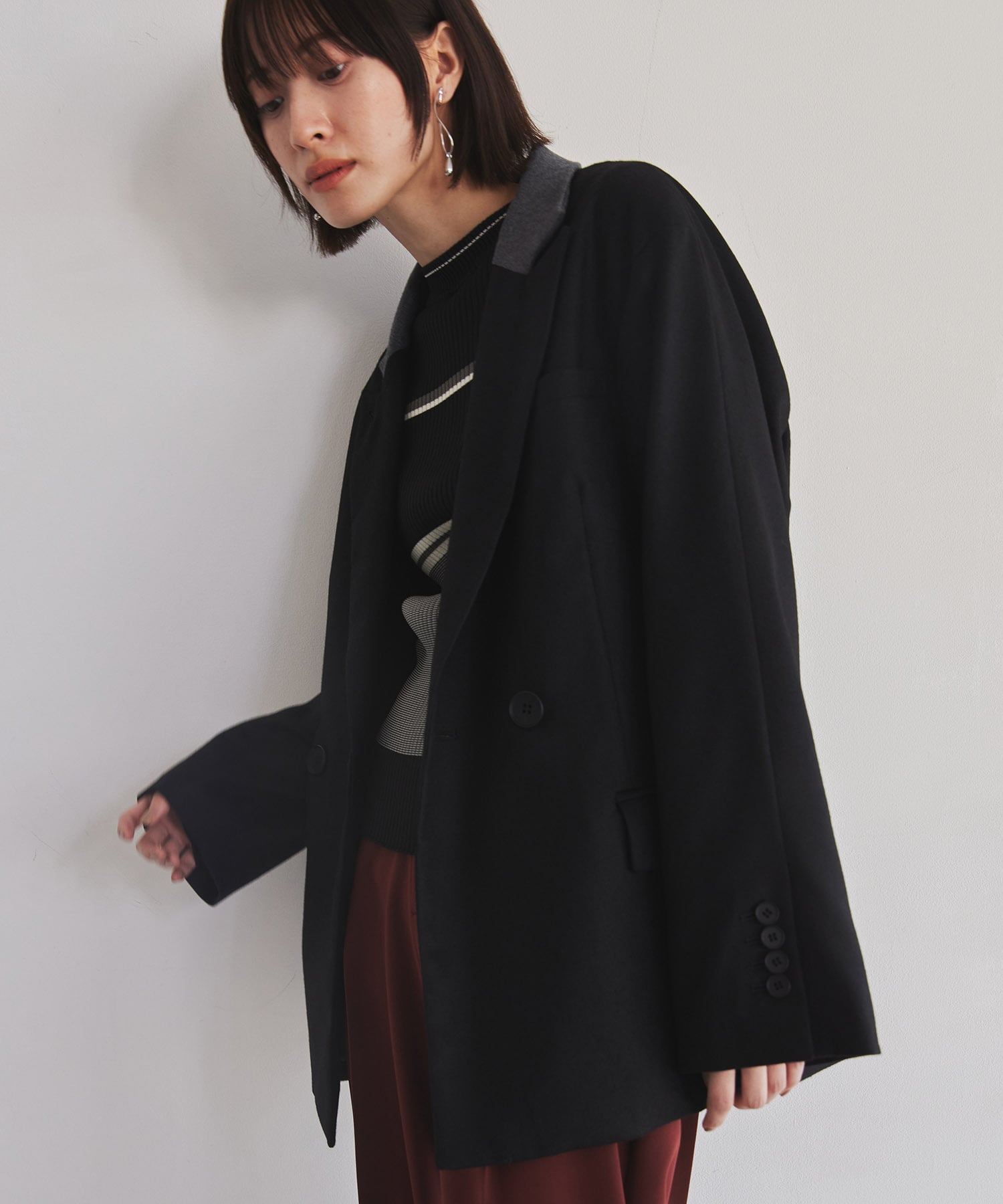 ラペルポイントテーラードジャケット