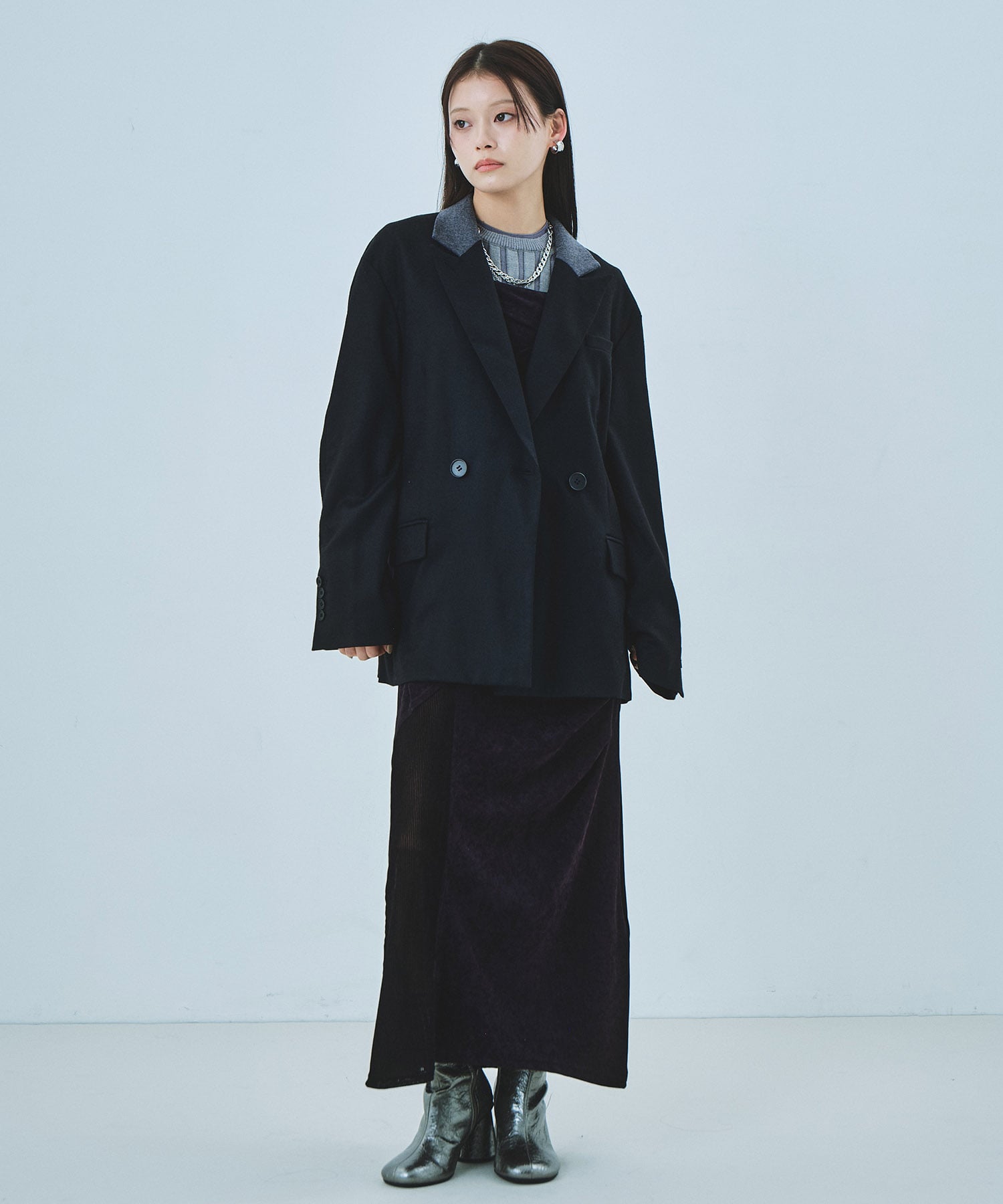 ラペルポイントテーラードジャケット