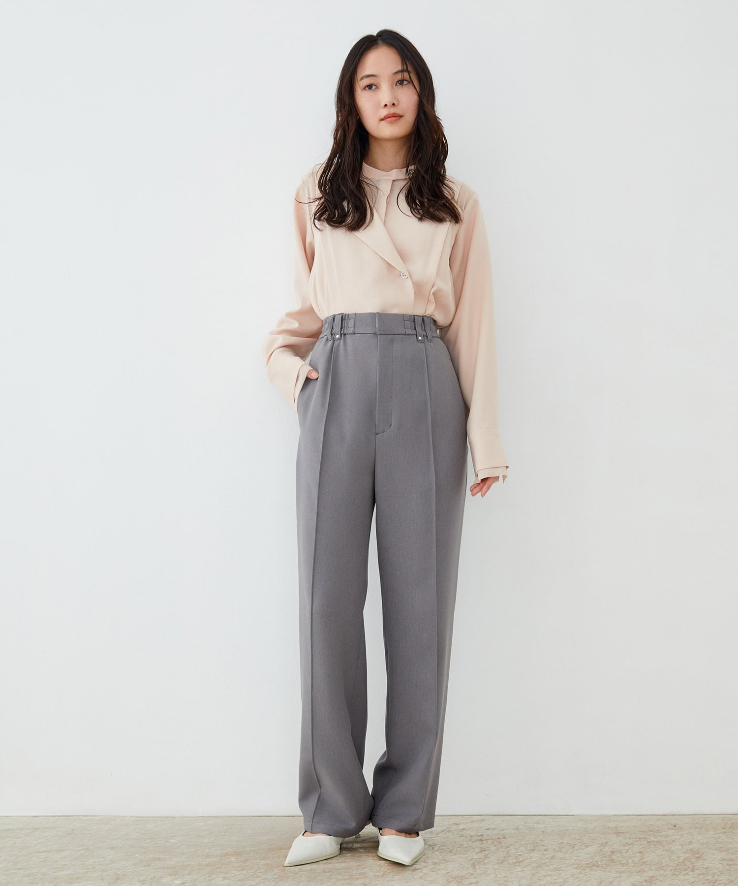 シアーレイヤーブラウス