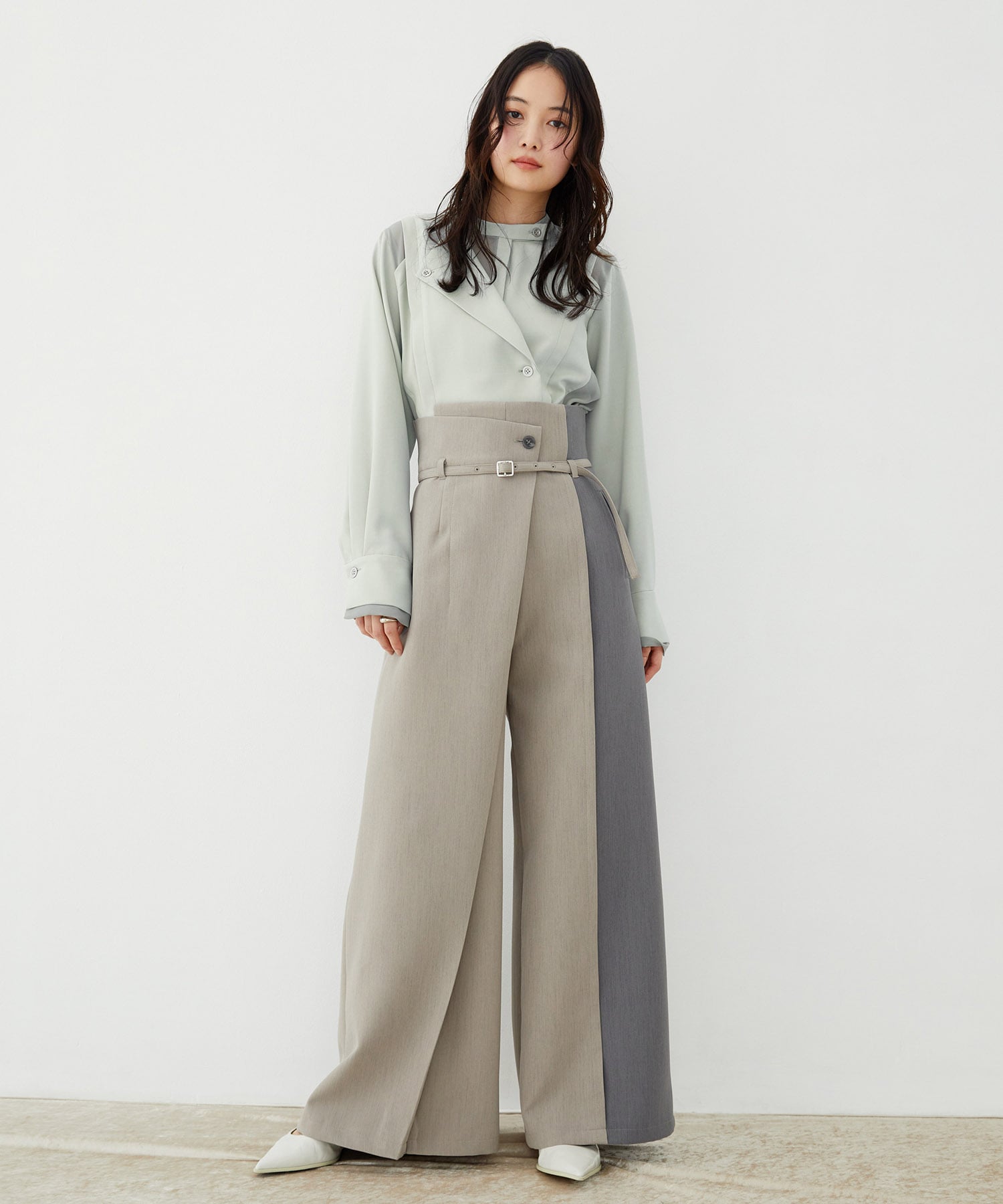 【限定30着｜WEB限定カラー】シアーレイヤーブラウス