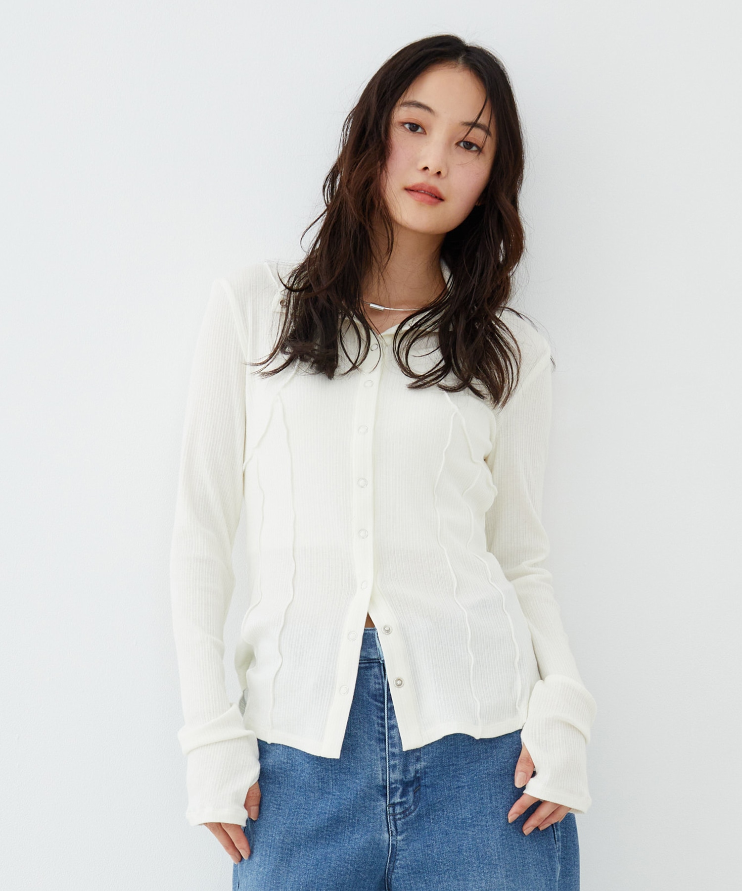 3WAYシルクベアテレコプルオーバー