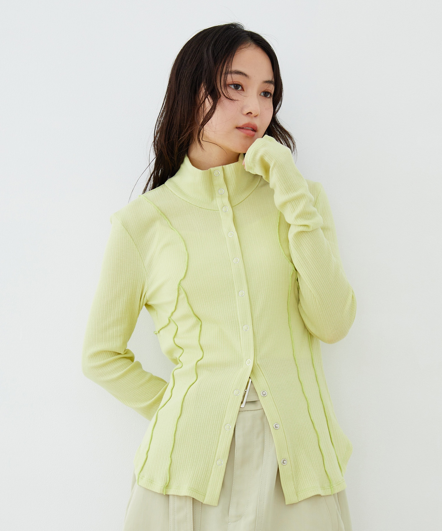 3WAYシルクベアテレコプルオーバー