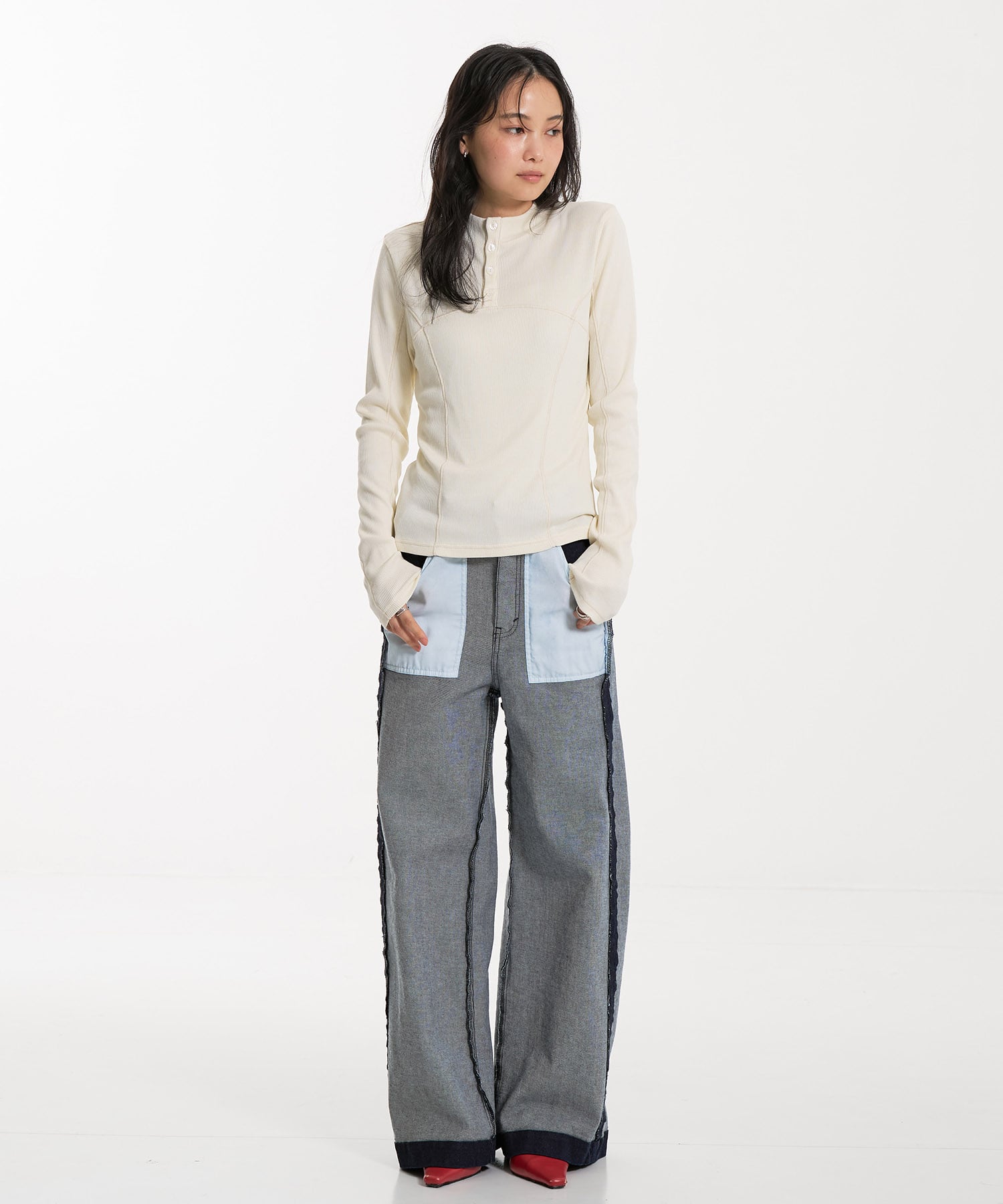 2WAYスビンプラチナムテレコプルオーバー