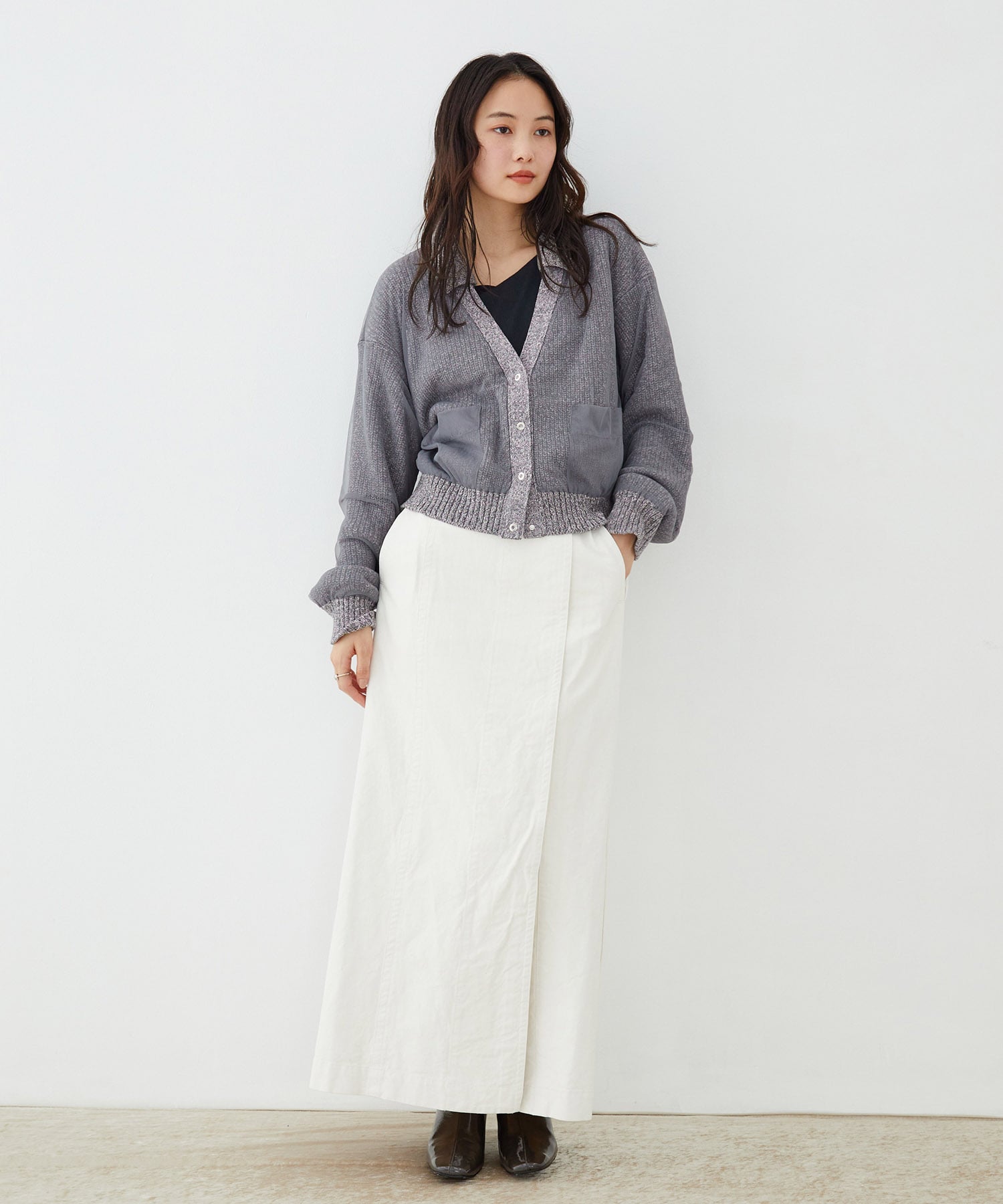 カバーチュールカーディガン