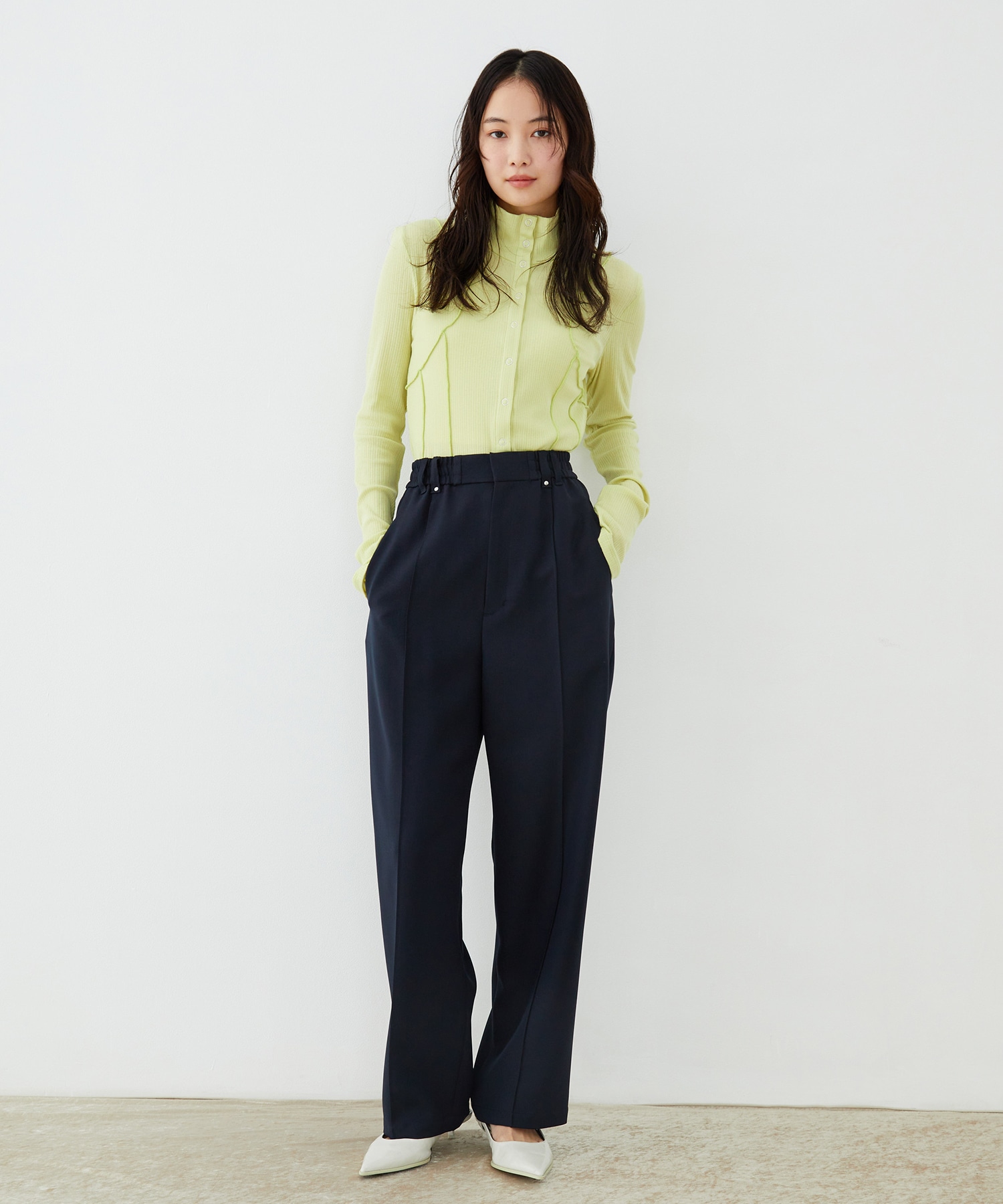 ダブルループストレートパンツ