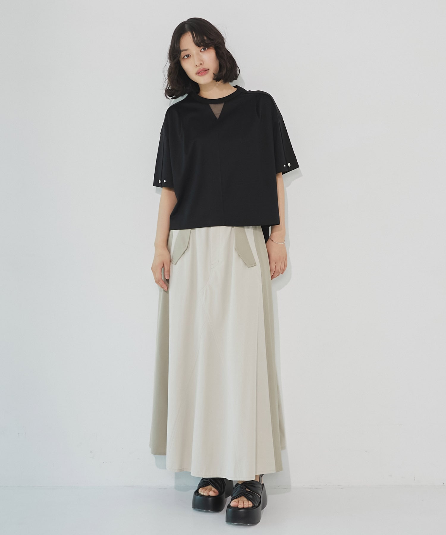 シルケットオーバーサイズTシャツ