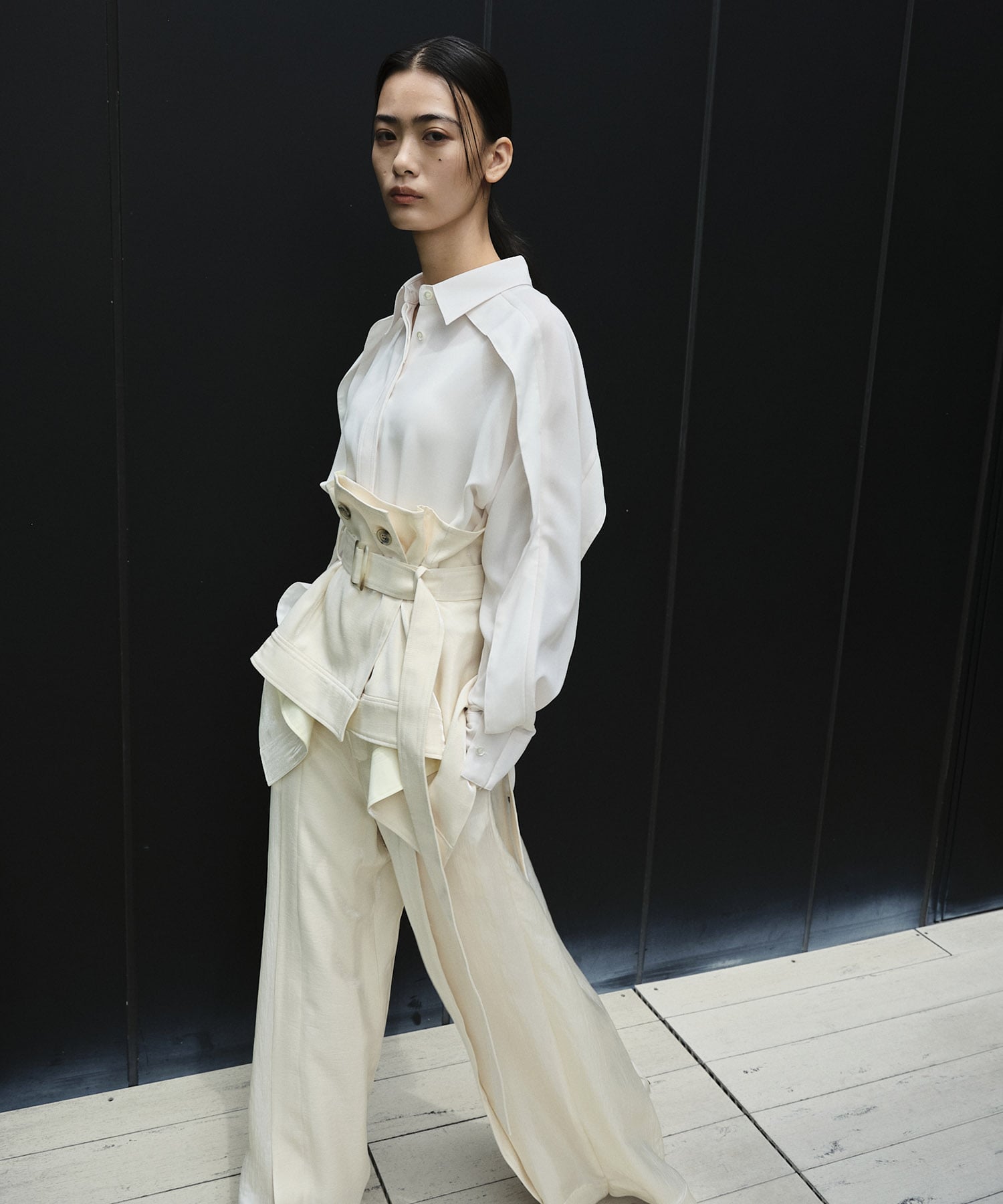 Wrap Back Trousers