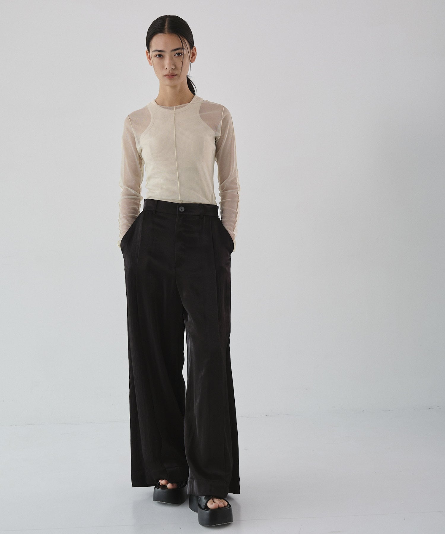Wrap Back Trousers