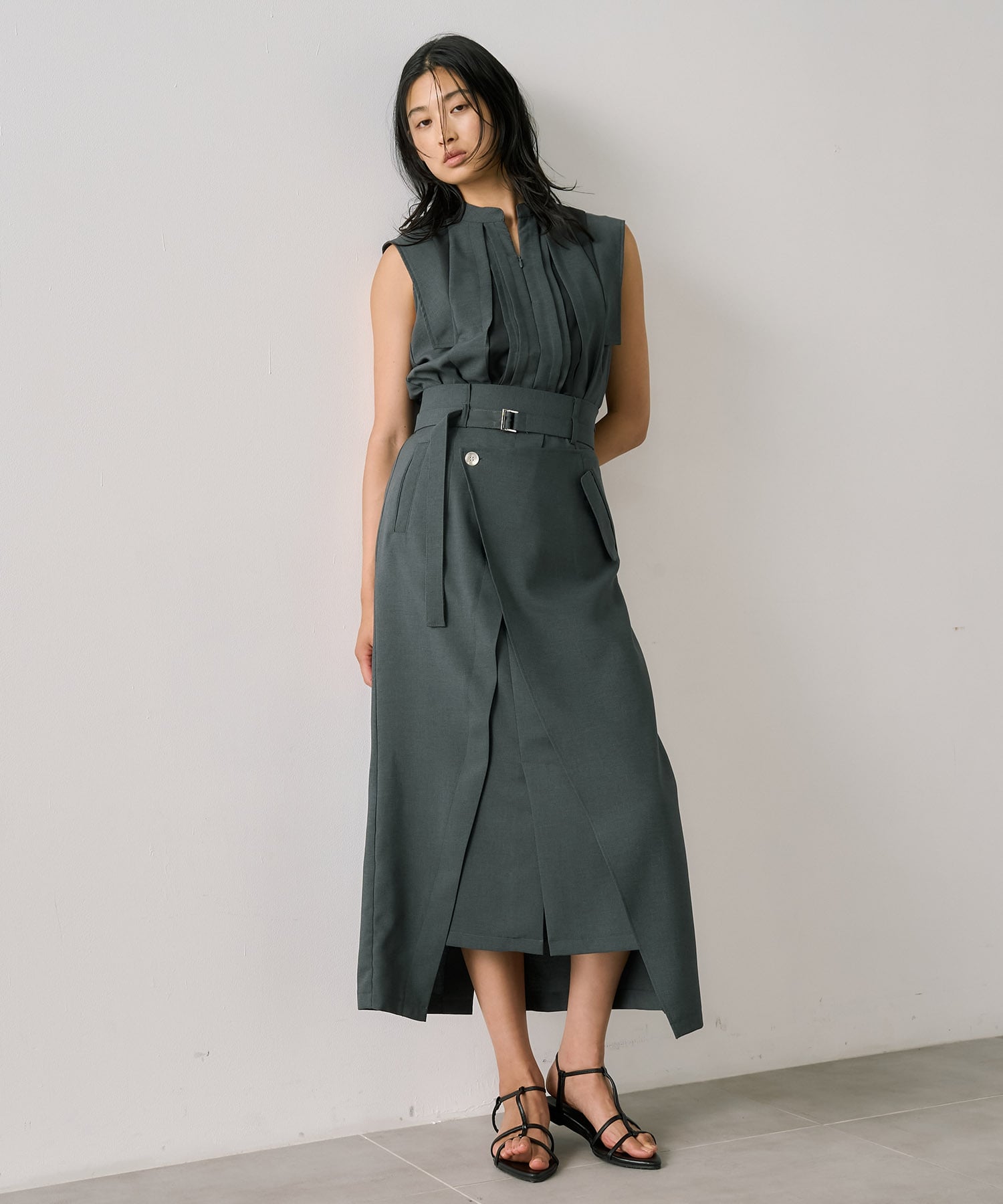 ACETATEラップスカート