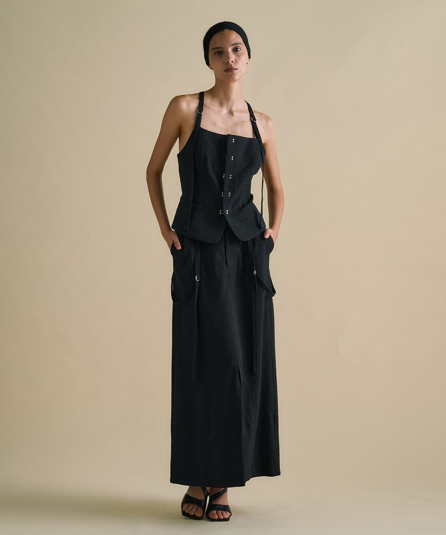 Vintage Nep Suspender Skirt