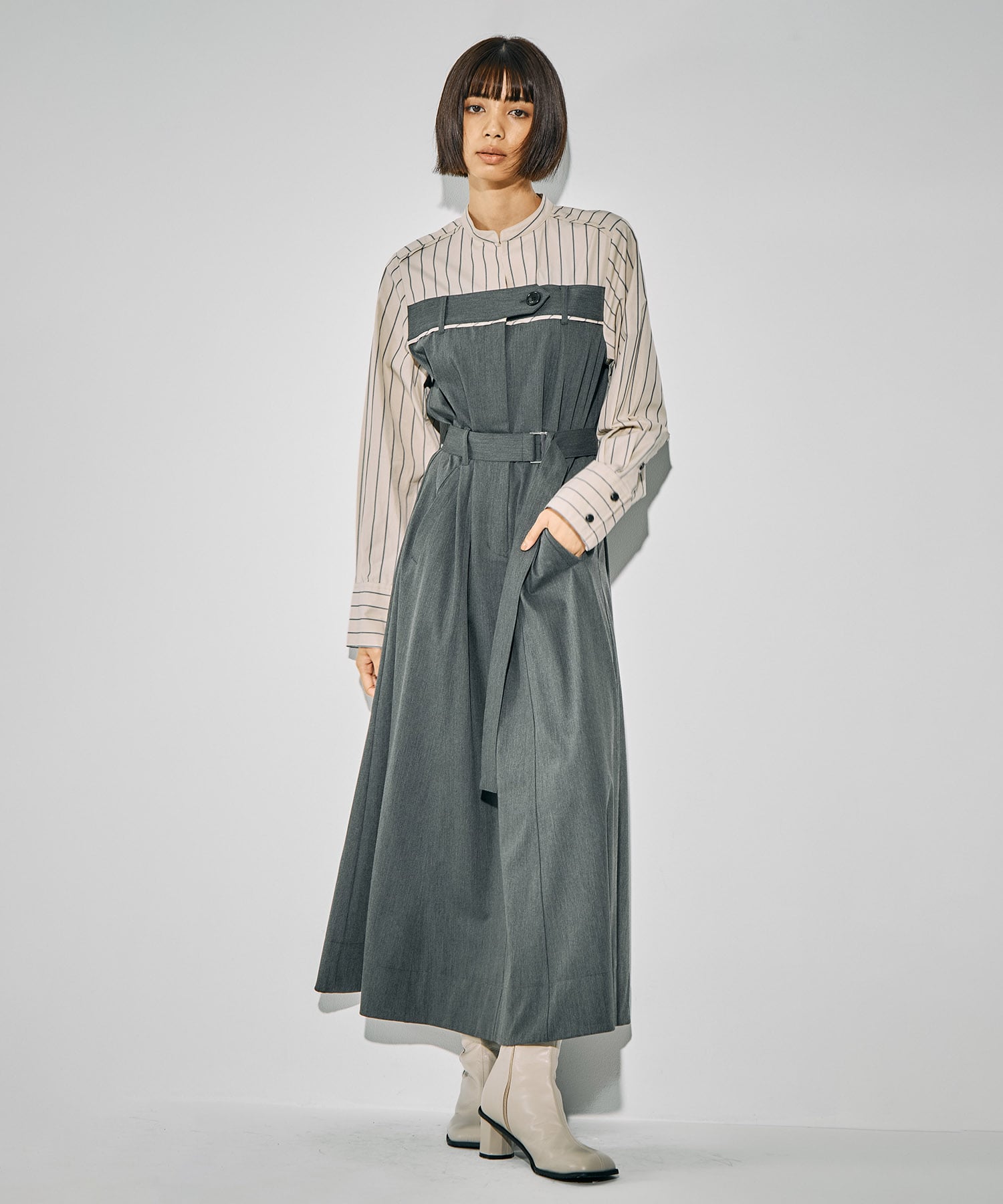 【一部店舗限定】リメイクビスチェワンピース