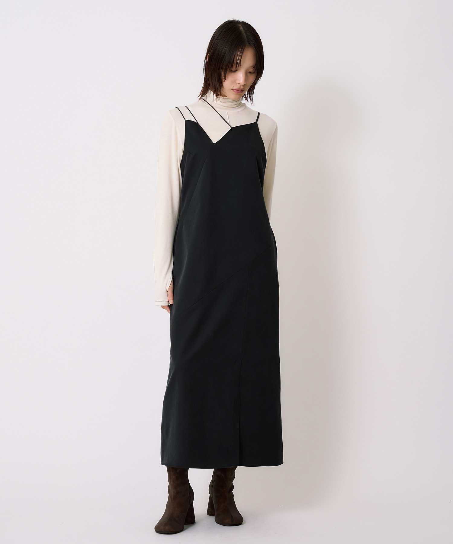 【セットアップ】フィブリルアシメキャミワンピース