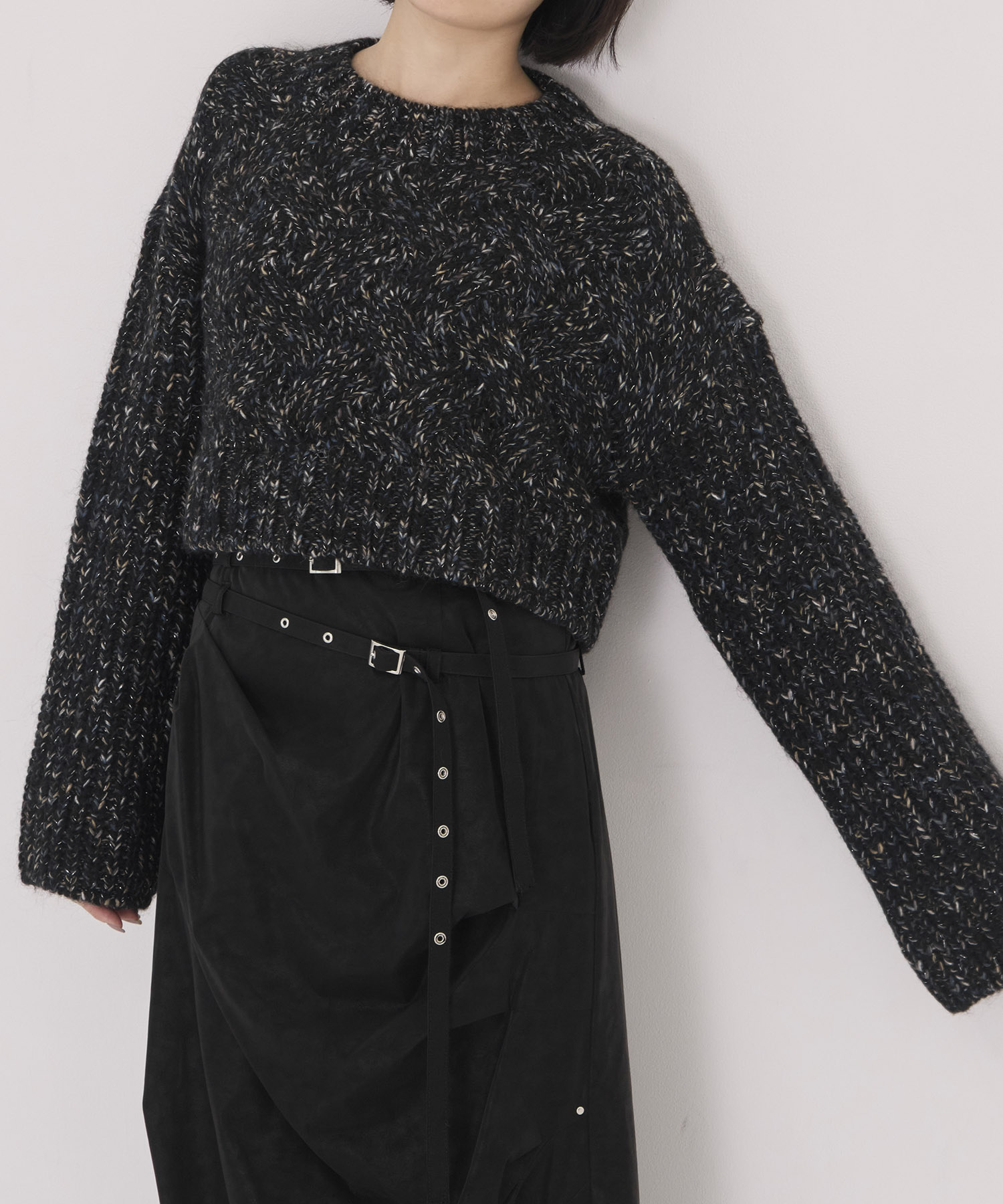 【WEB先行発売】バスケットショートニット