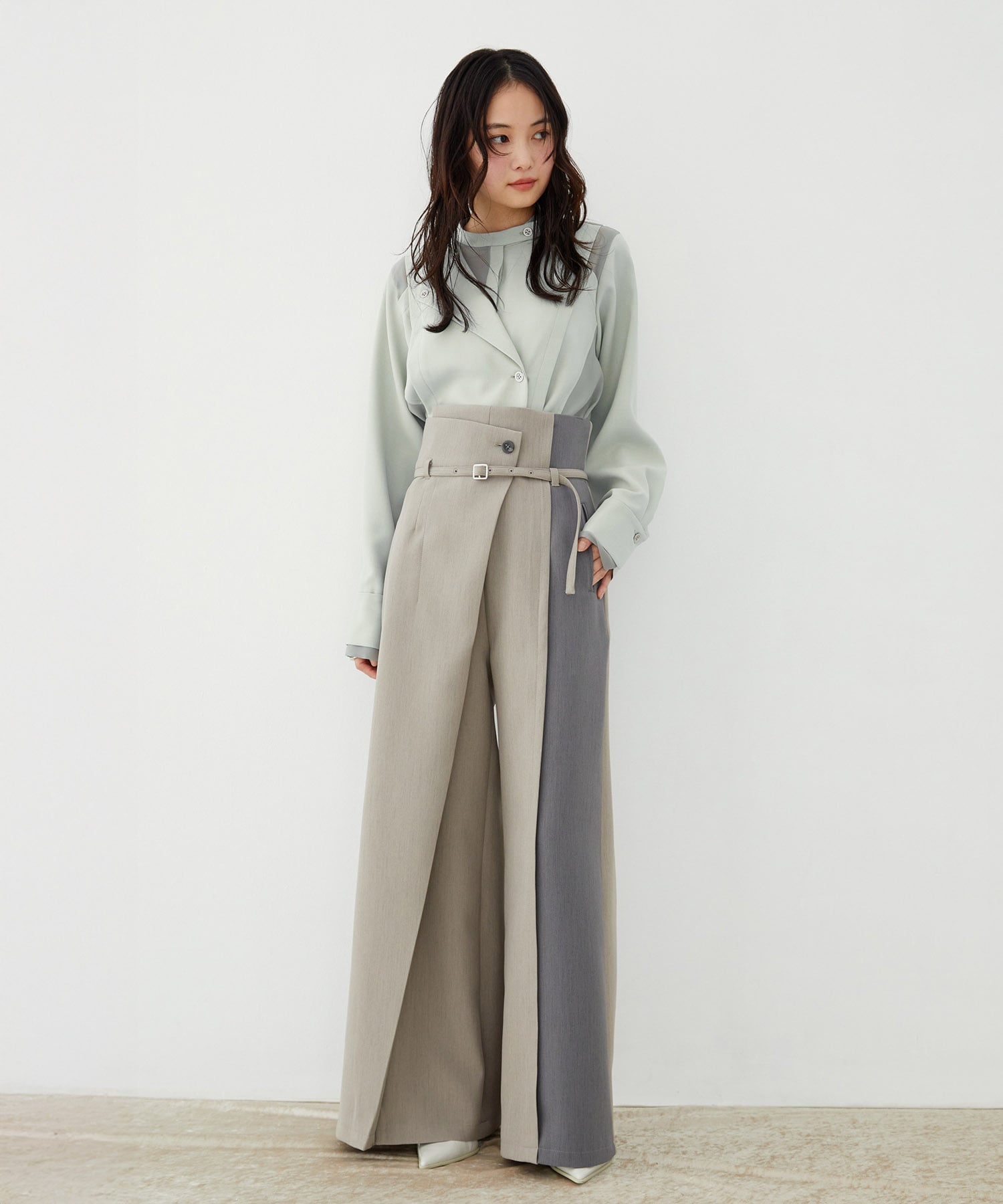 【限定30着｜WEB限定カラー】HAKAMAアシメワイドパンツ