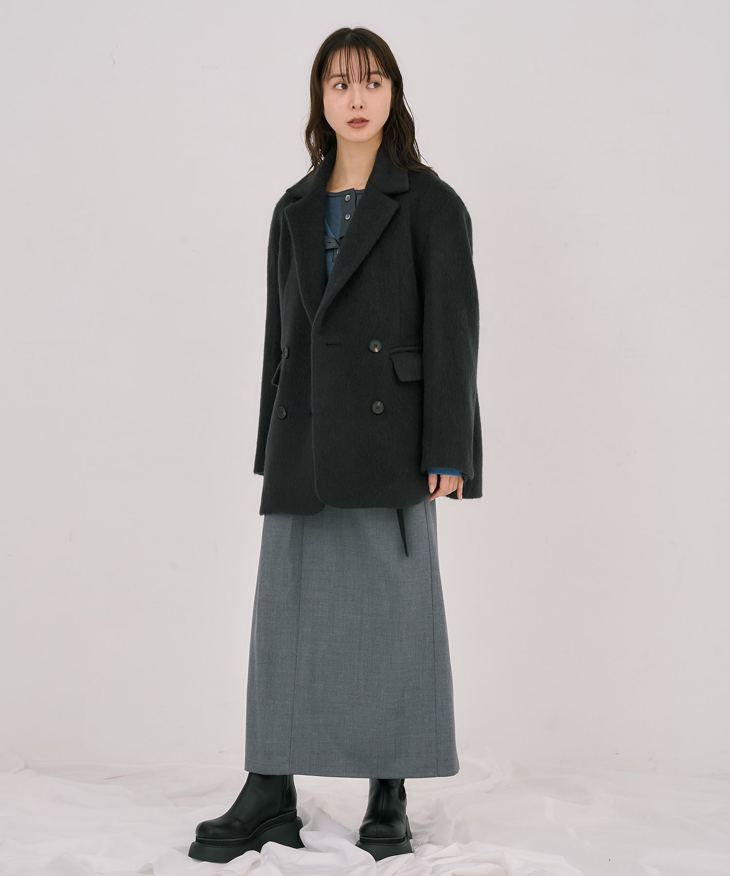 シャギーオーバージャケット