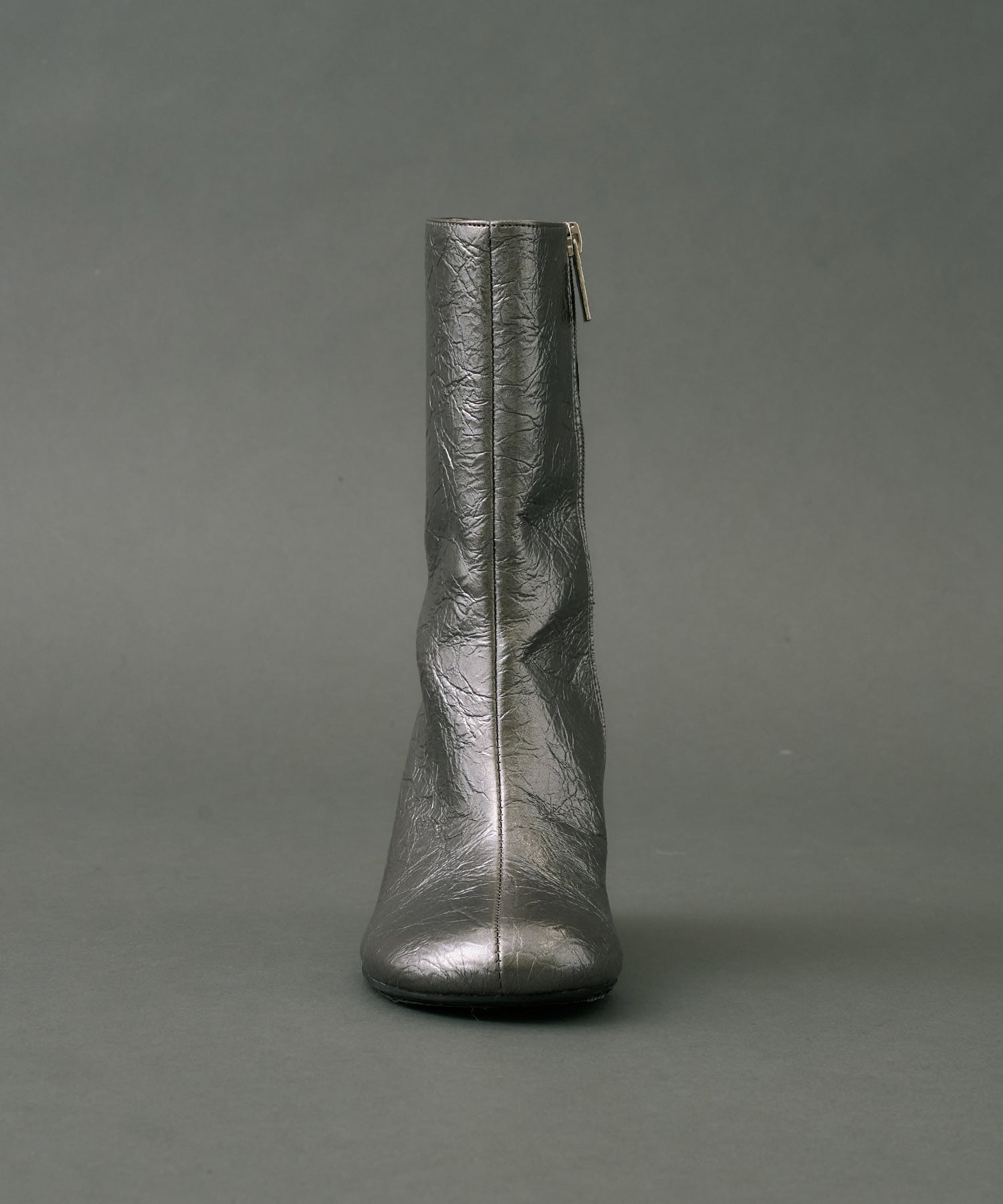 Cone Heel Round Boots