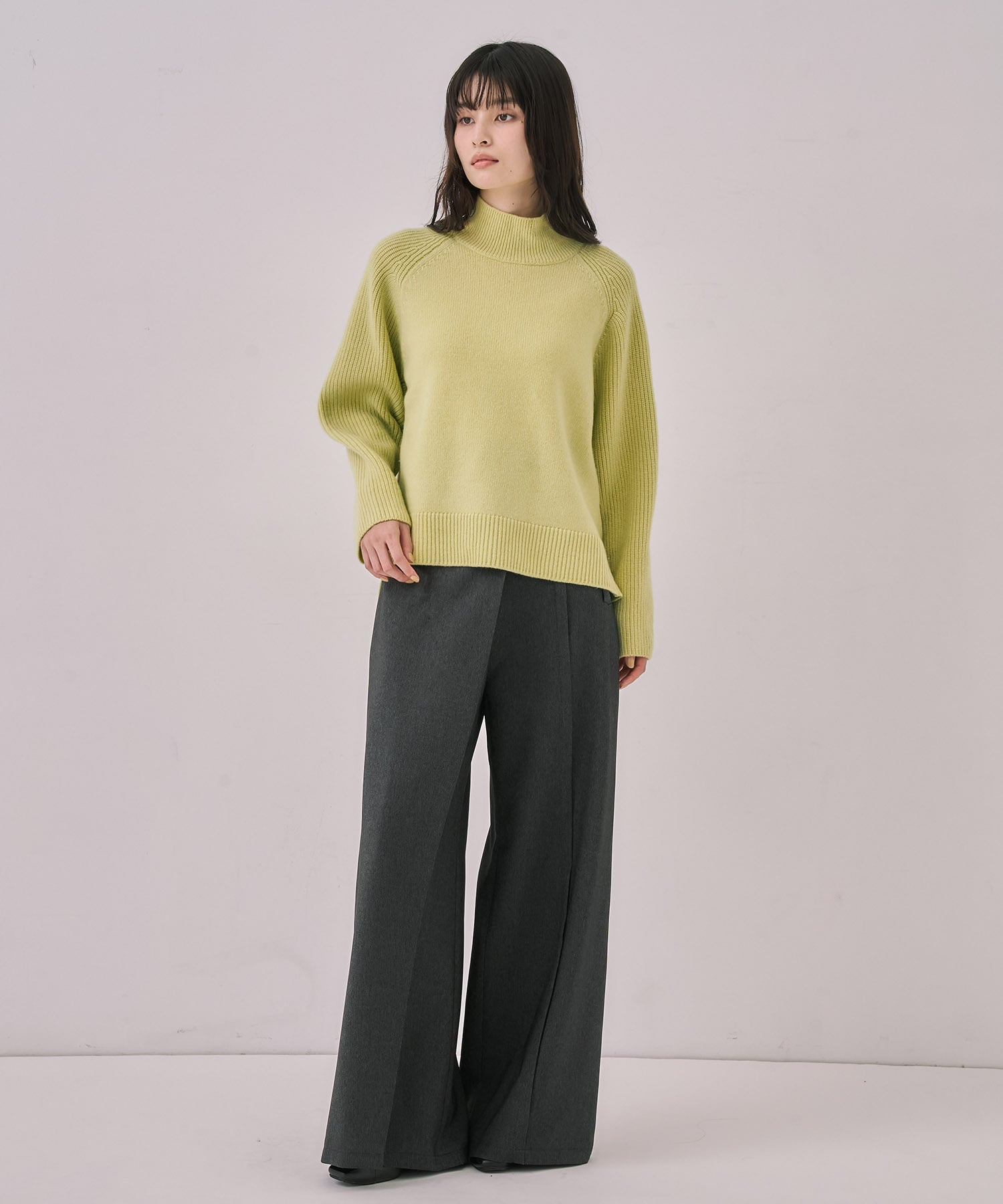 【WEB先行発売】サイドボタンウールカシミヤPO