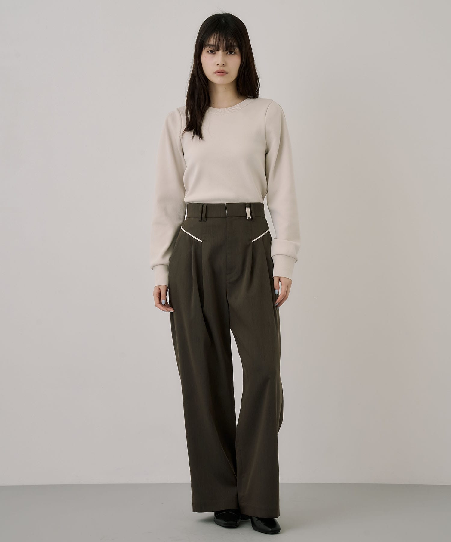 プレートループパンツ