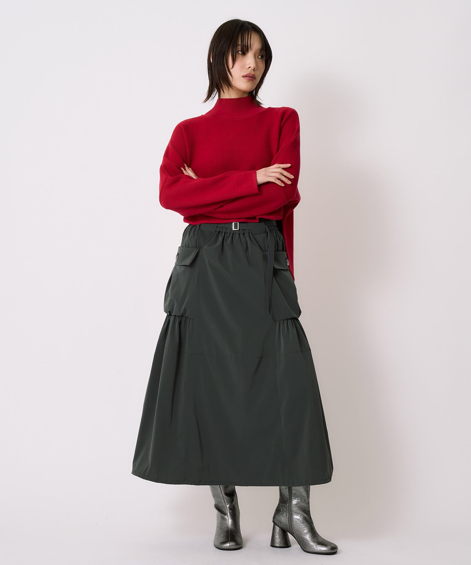 ドロストバルーンスカート