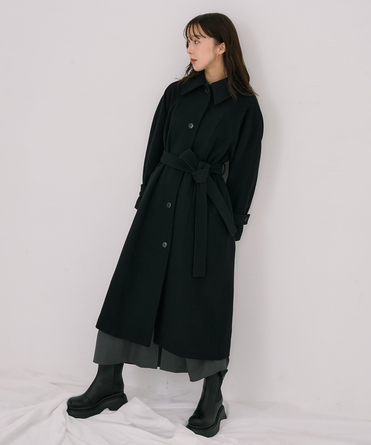 【WEB限定】2wayウールロングコート