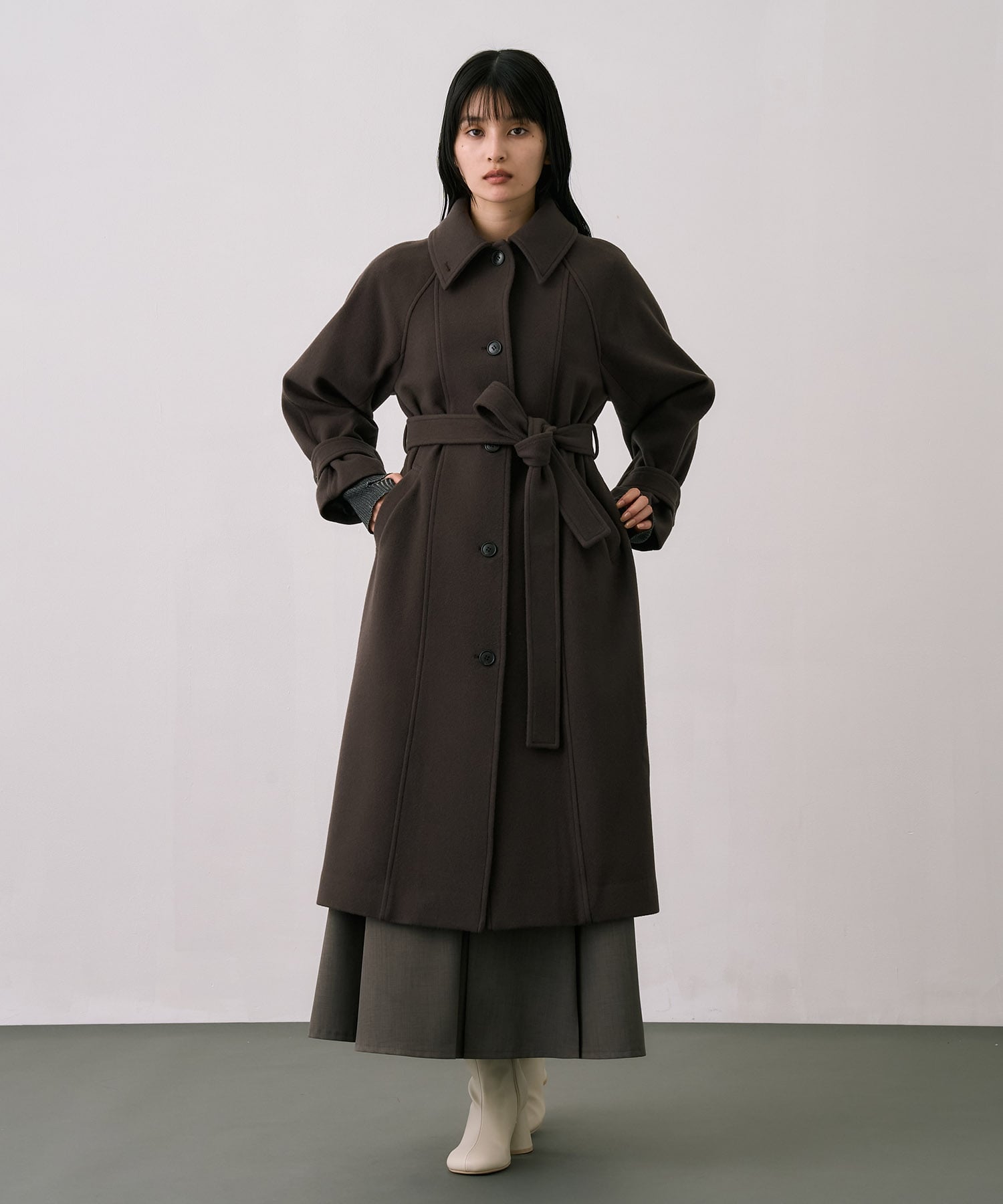 【WEB限定】2wayウールロングコート