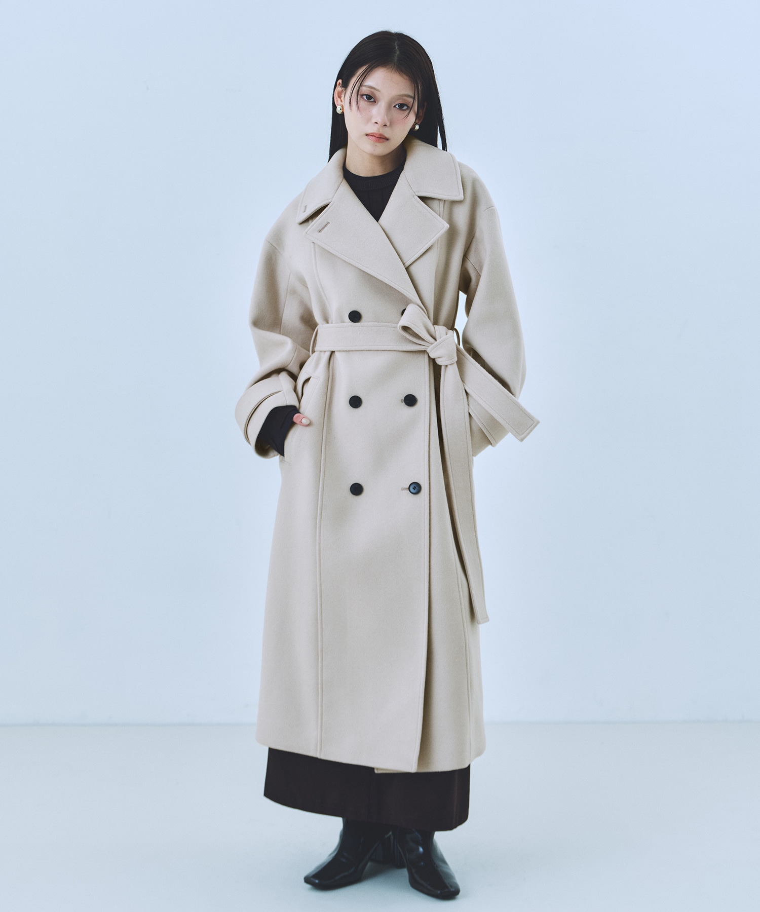 【新品未使用】UNITED TOKYO SUPER140ビッグカラーコート SUPER140ビッグカラーコート(1 IVORY): : ウィメンズ｜UNITED TOKYO