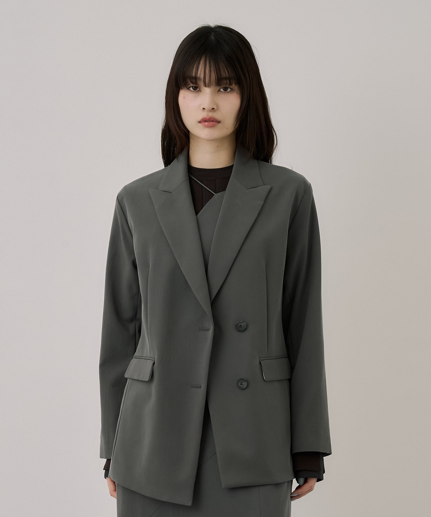 【セットアップ】フィブリルテーラードジャケット