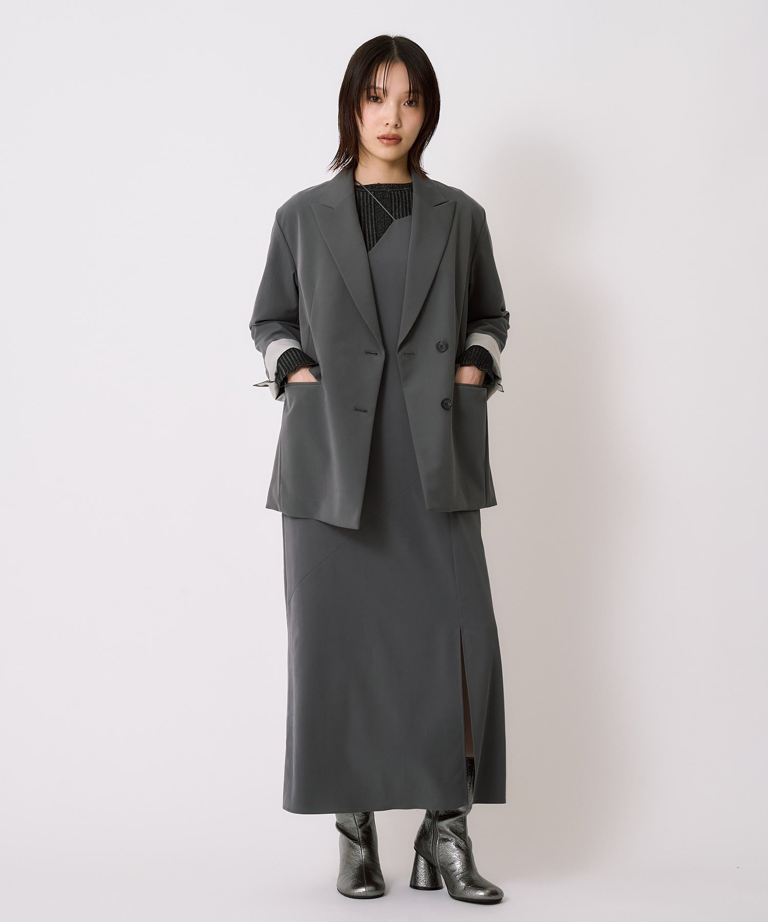 【セットアップ】フィブリルテーラードジャケット