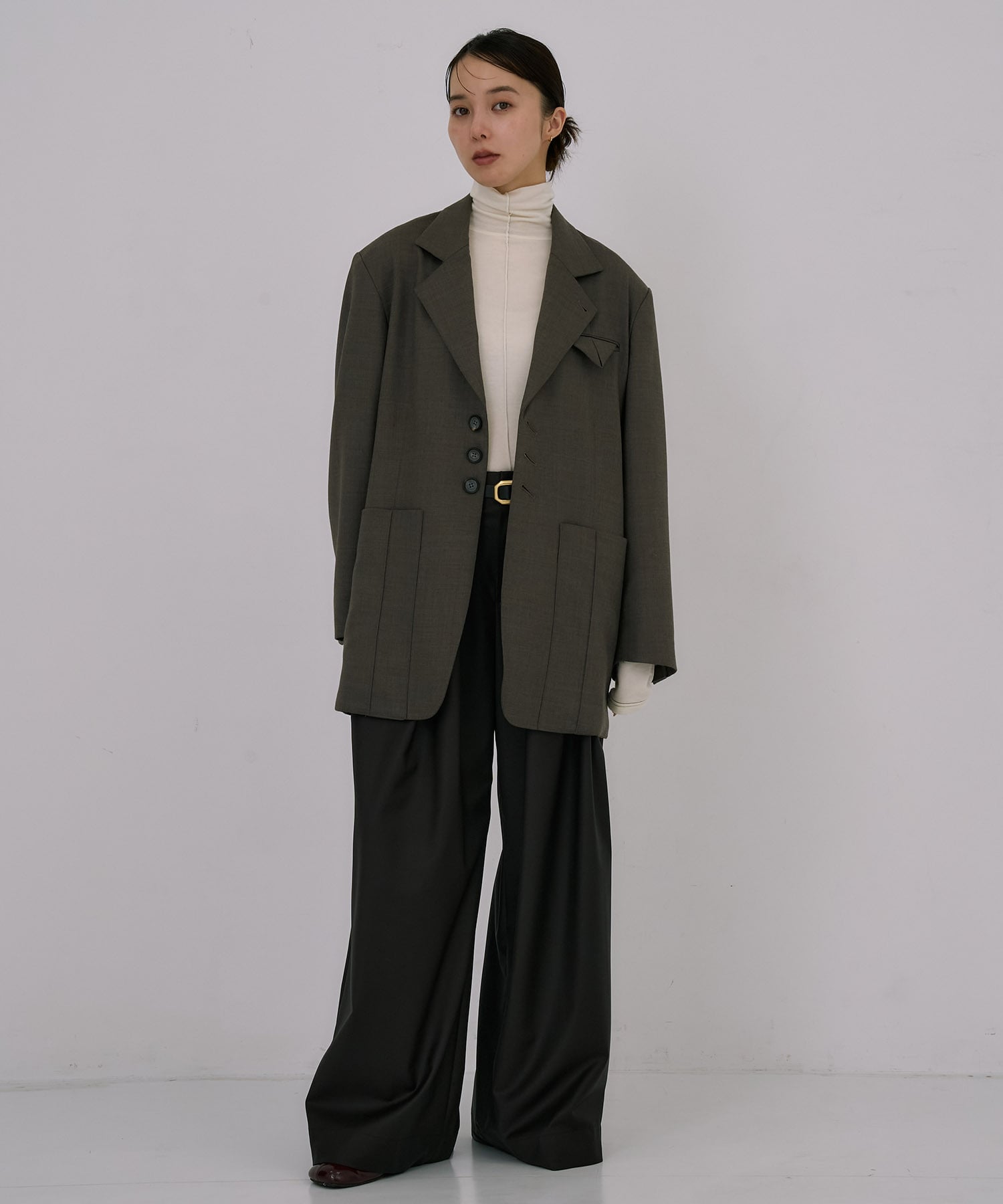 Oversized Back Zip Jacket