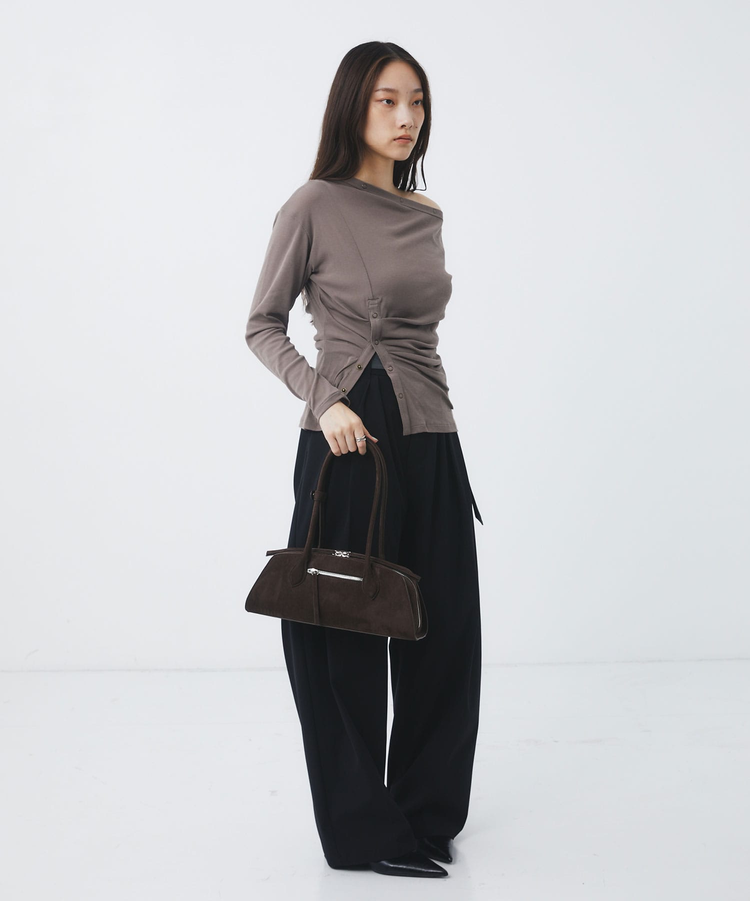 〈残りわずか〉Vegan Leather Shoulder Bag