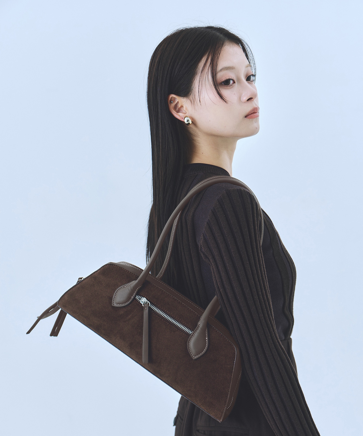 【限定30点|WEB限定カラー】Vegan Leather Shoulder Bag