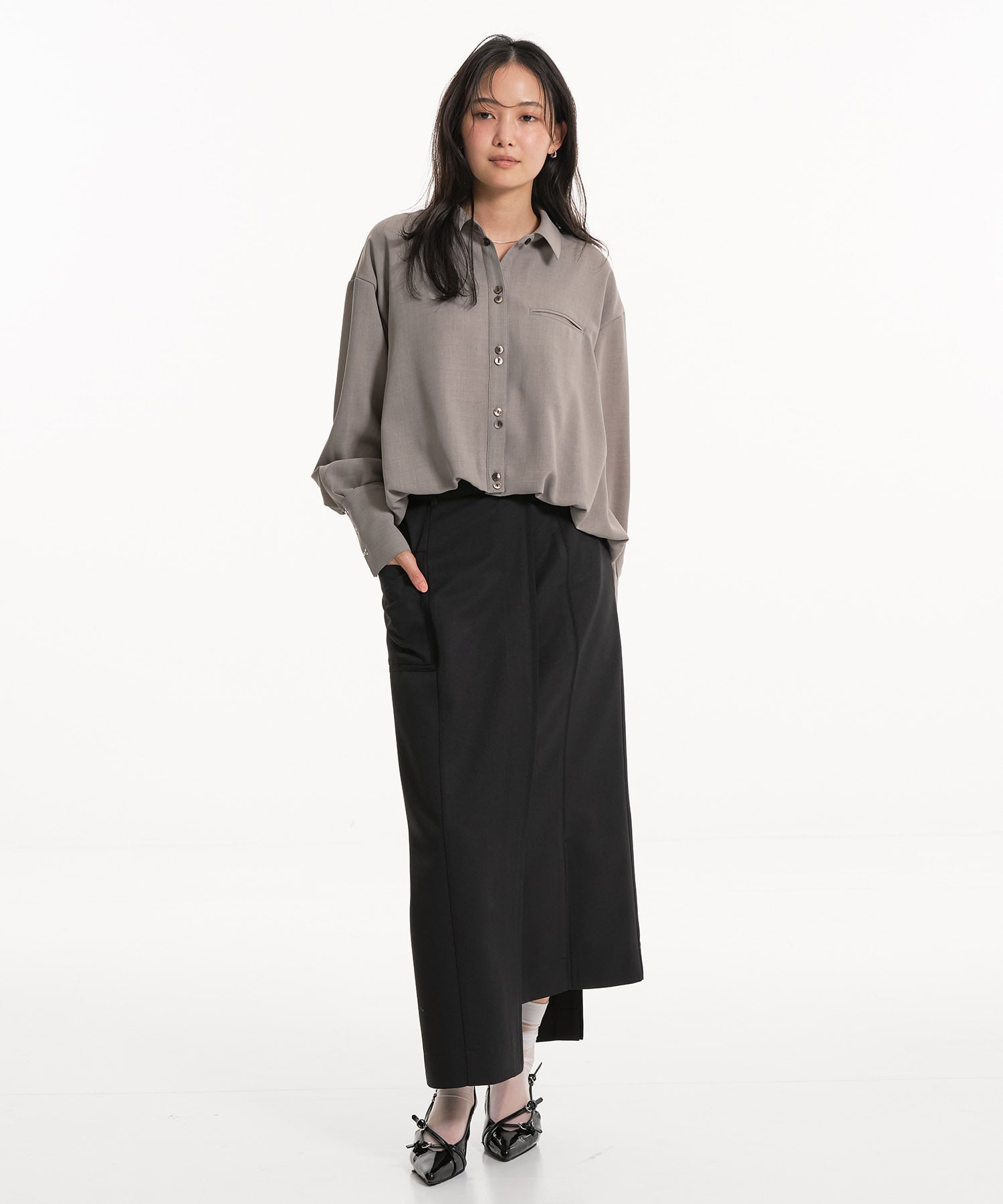 バルーンテールシャツ