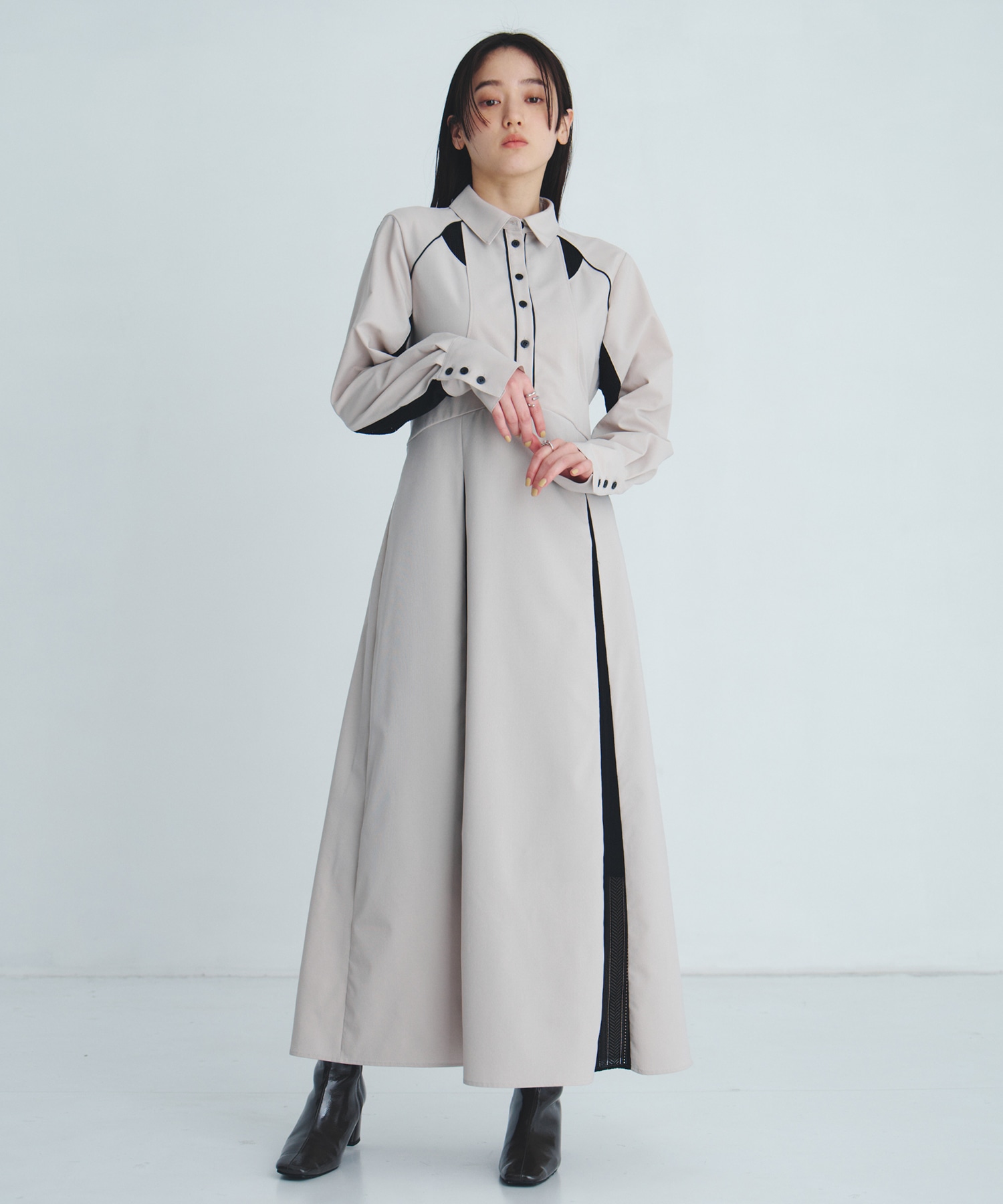 レースレイヤーシャツOP