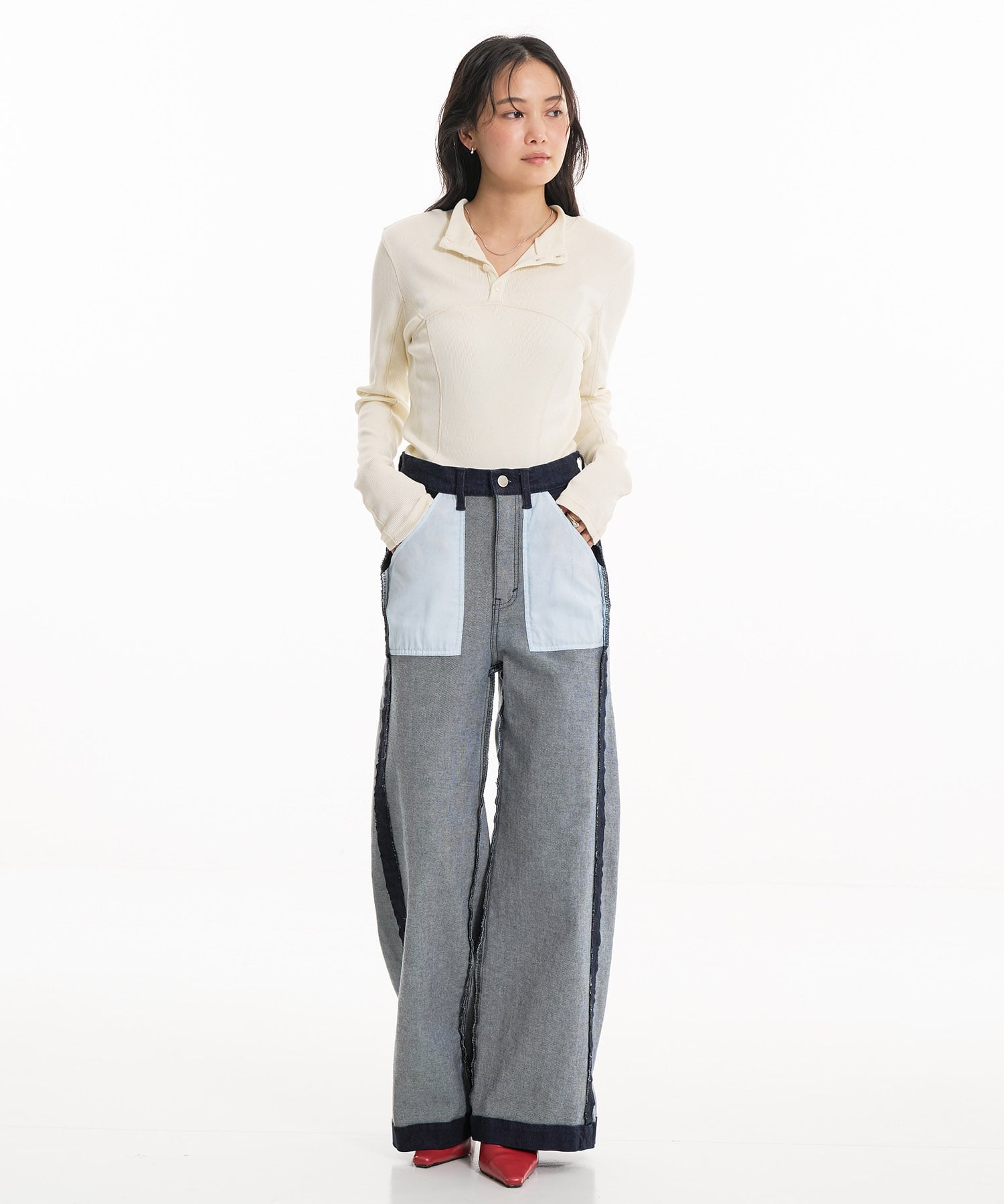 〈残りわずか〉リバースタックデニム