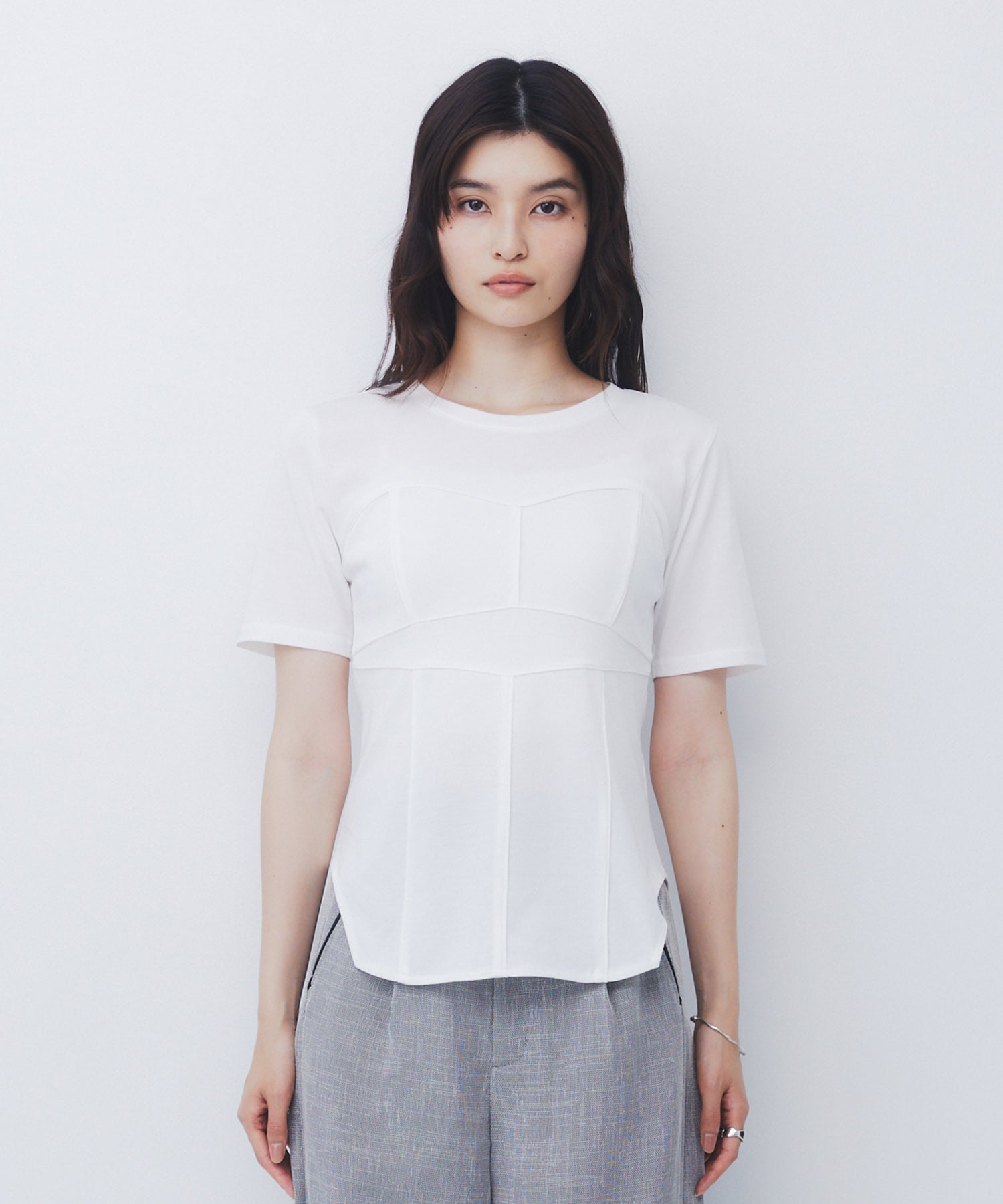 カッティングビスチェTEE